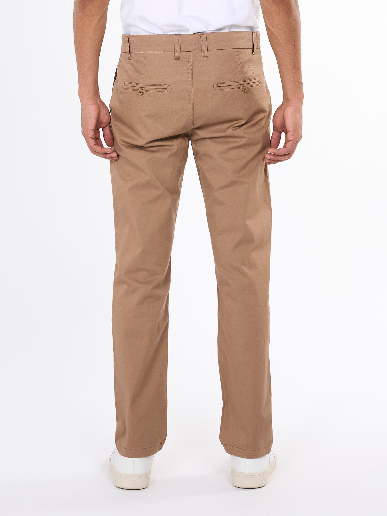 KnowledgeCotton Apparel Pantaloni eleganți 'BIRCH' maro deschis - Pled.ro