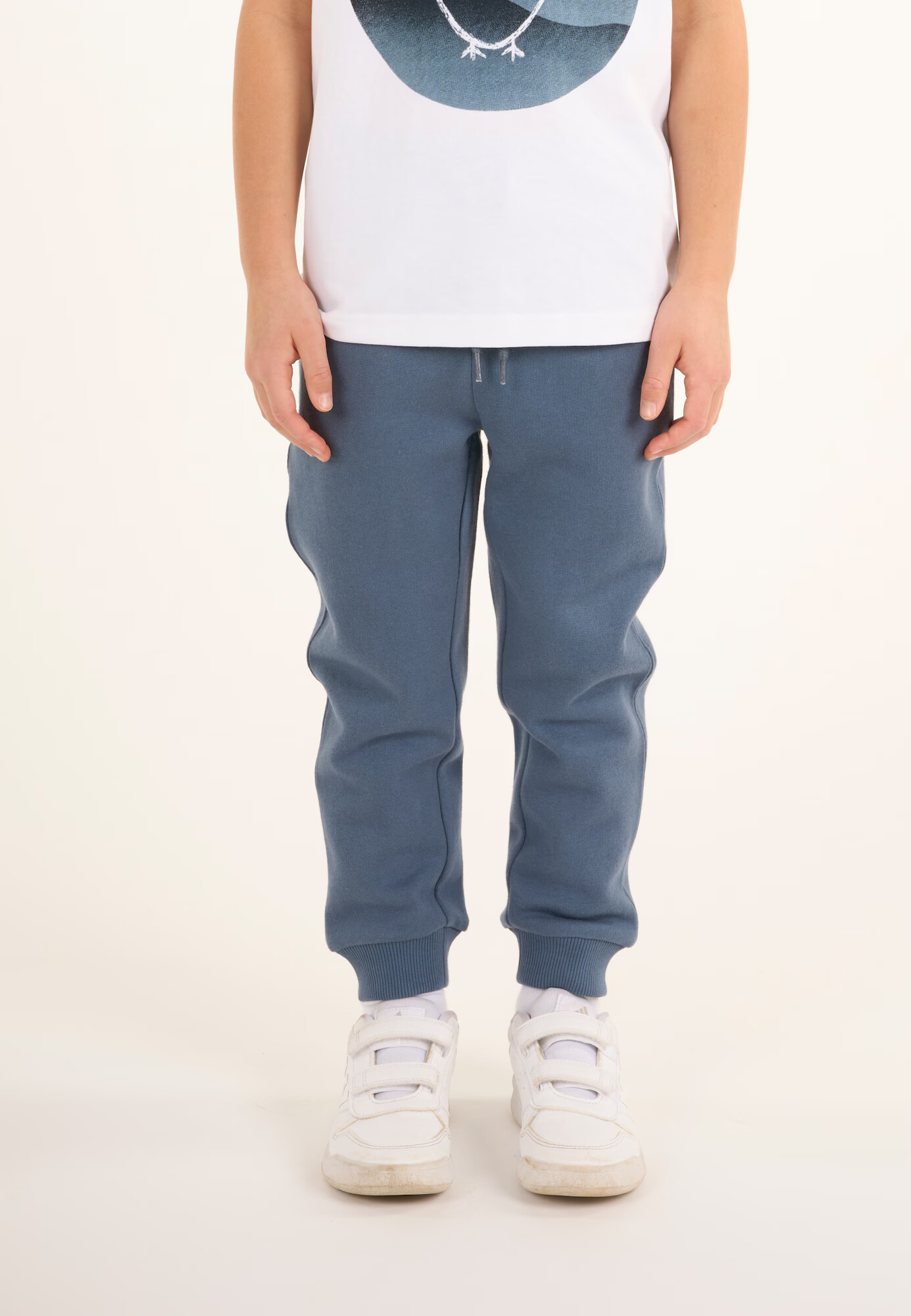 KnowledgeCotton Apparel Pantaloni 'Rue' albastru - Pled.ro