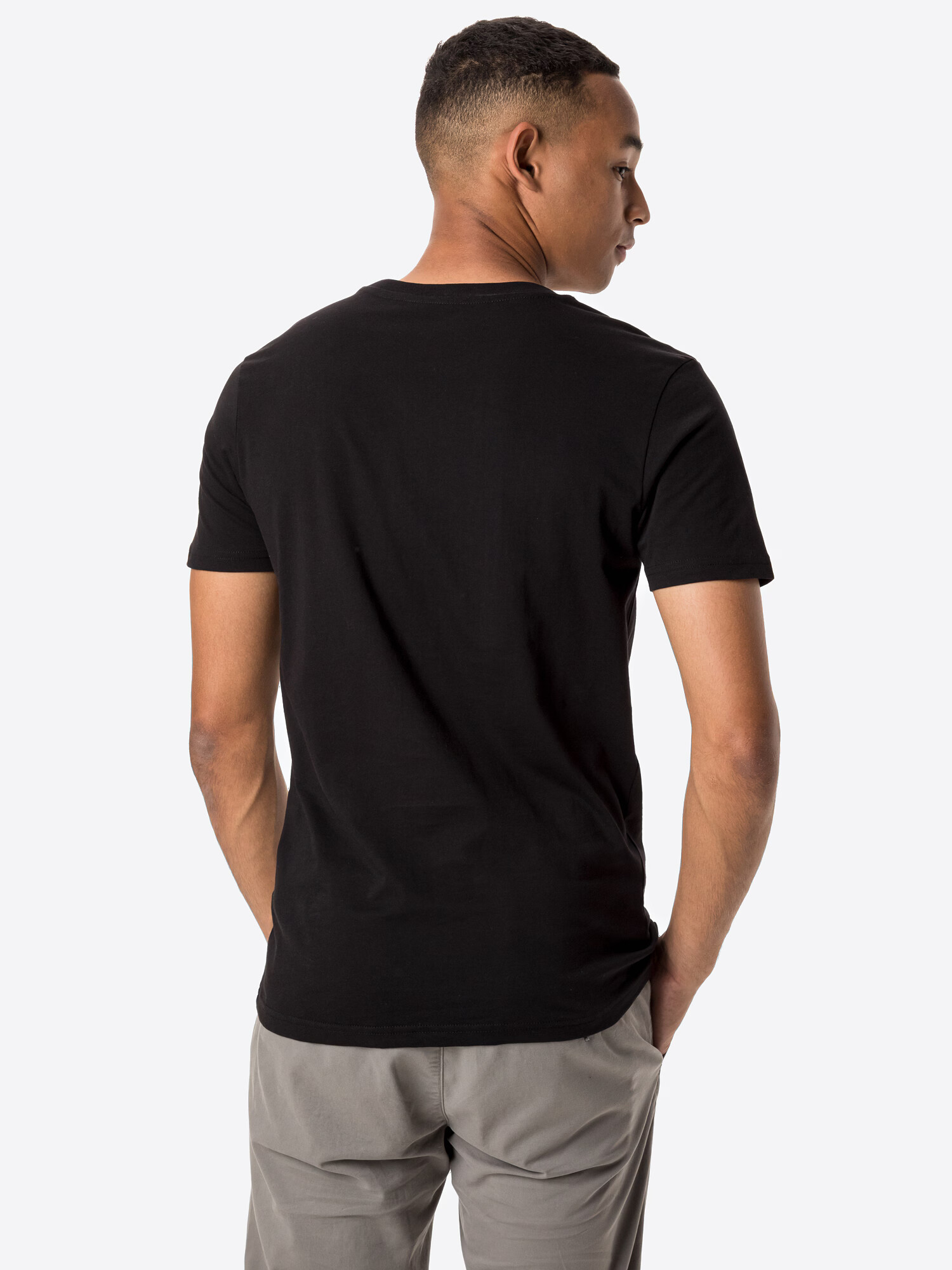 KnowledgeCotton Apparel Tricou 'Alder' negru - Pled.ro