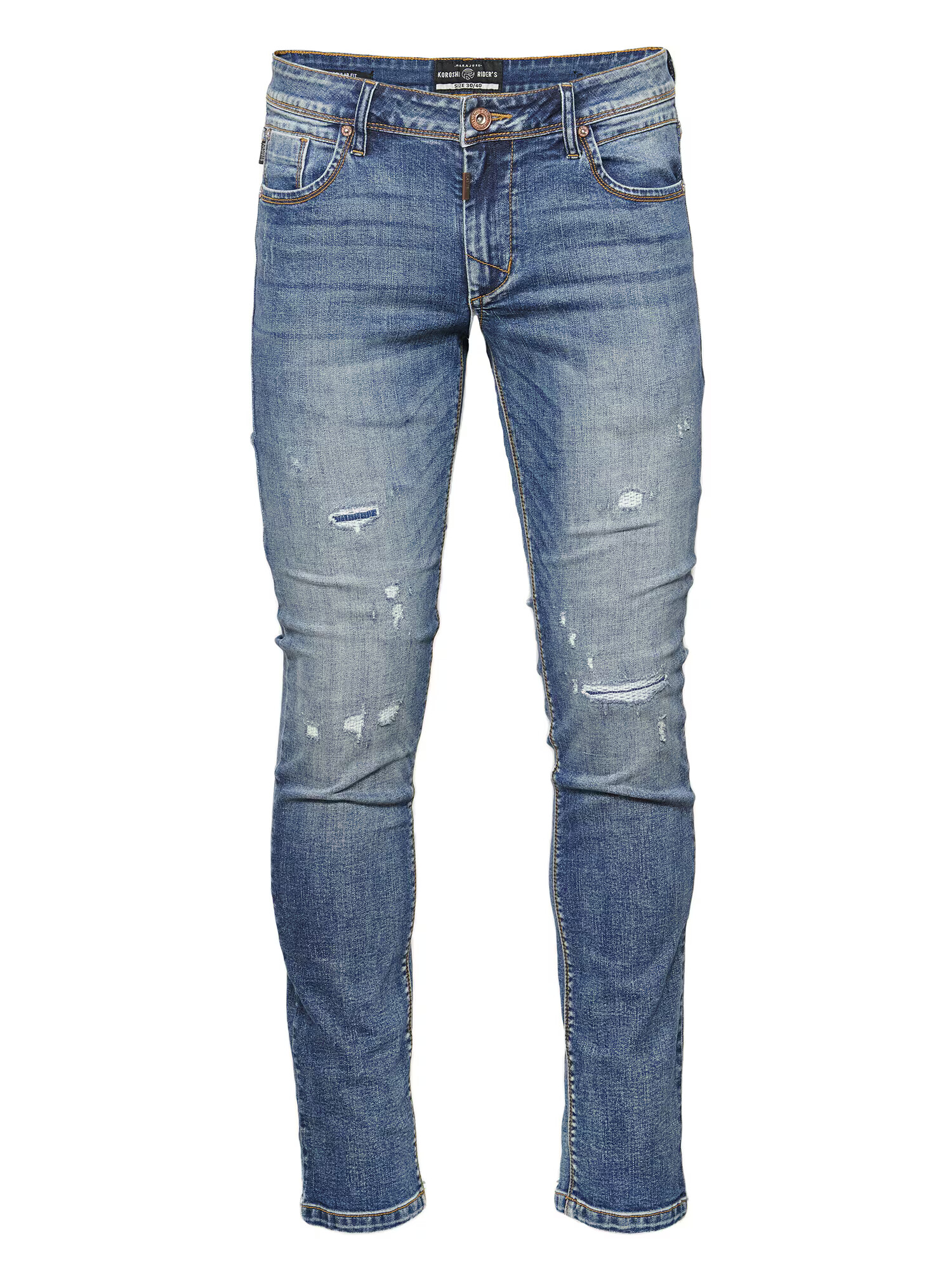 KOROSHI Jeans albastru / albastru denim - Pled.ro