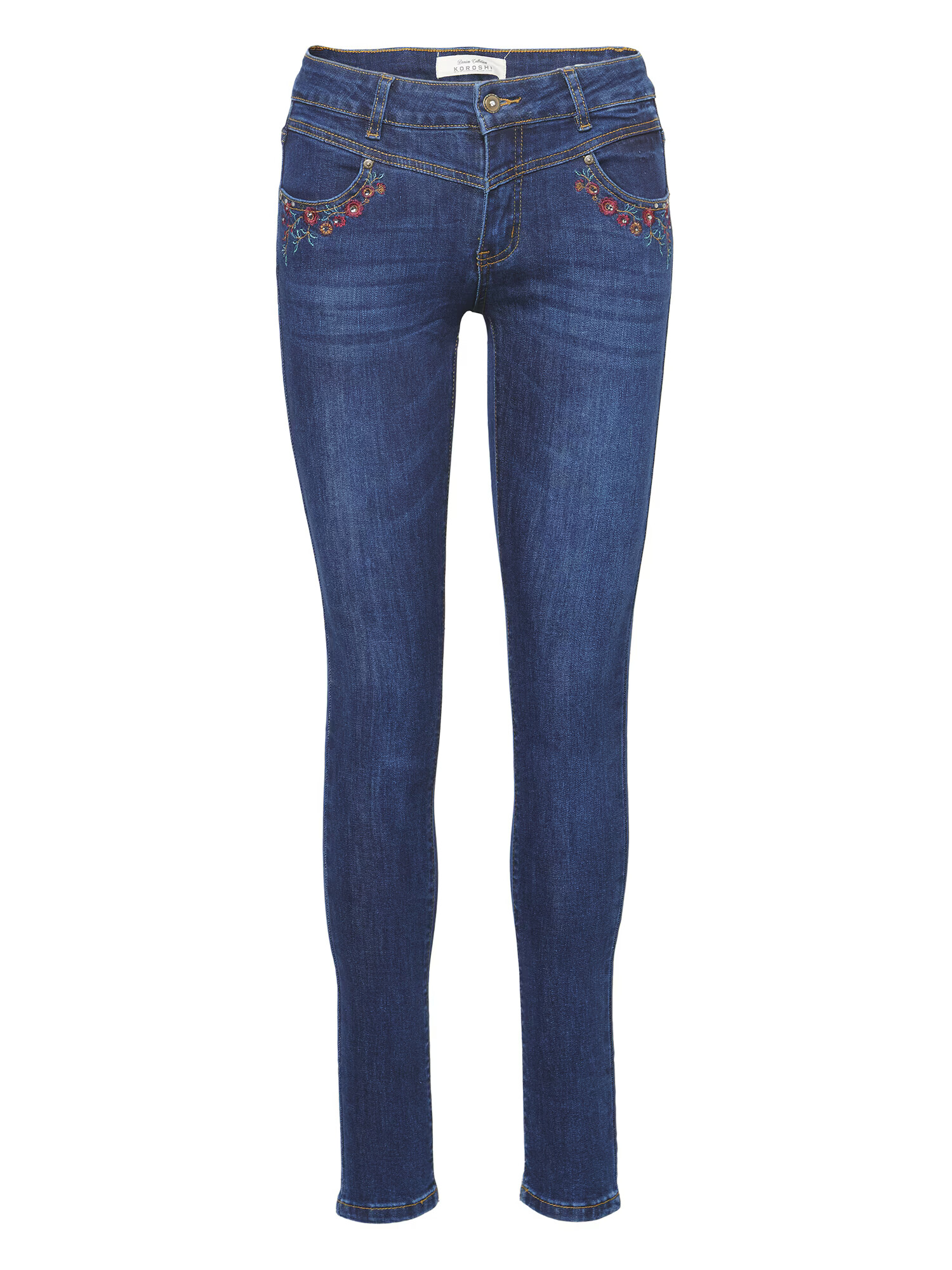 KOROSHI Jeans albastru denim - Pled.ro