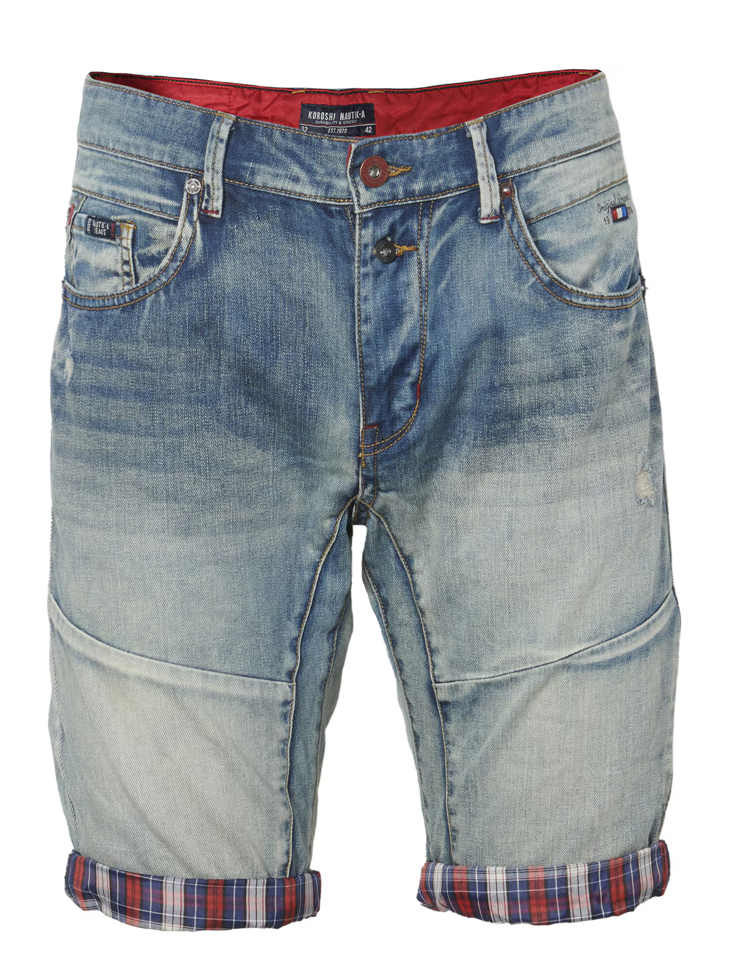 KOROSHI Jeans albastru denim - Pled.ro