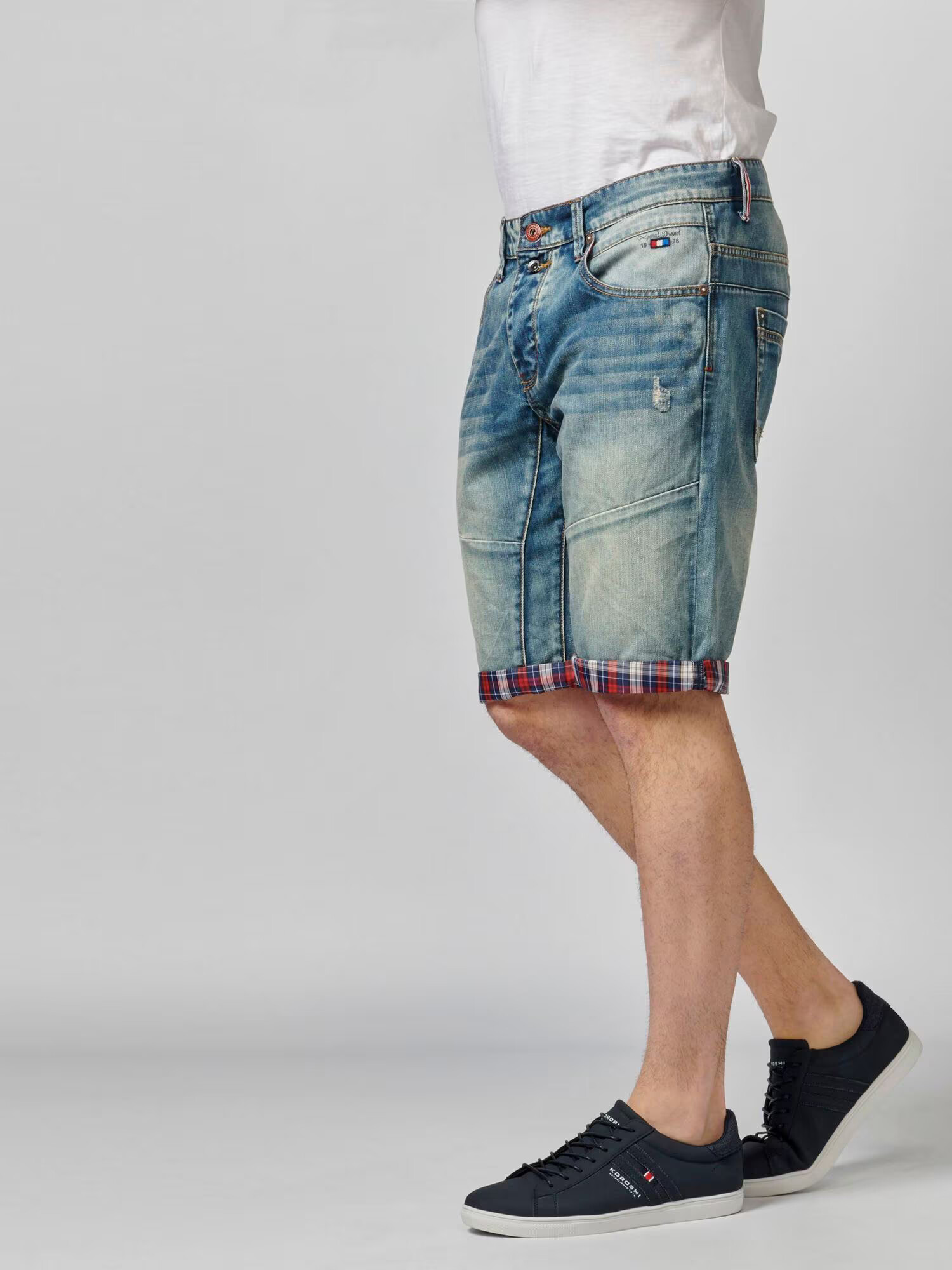 KOROSHI Jeans albastru denim - Pled.ro