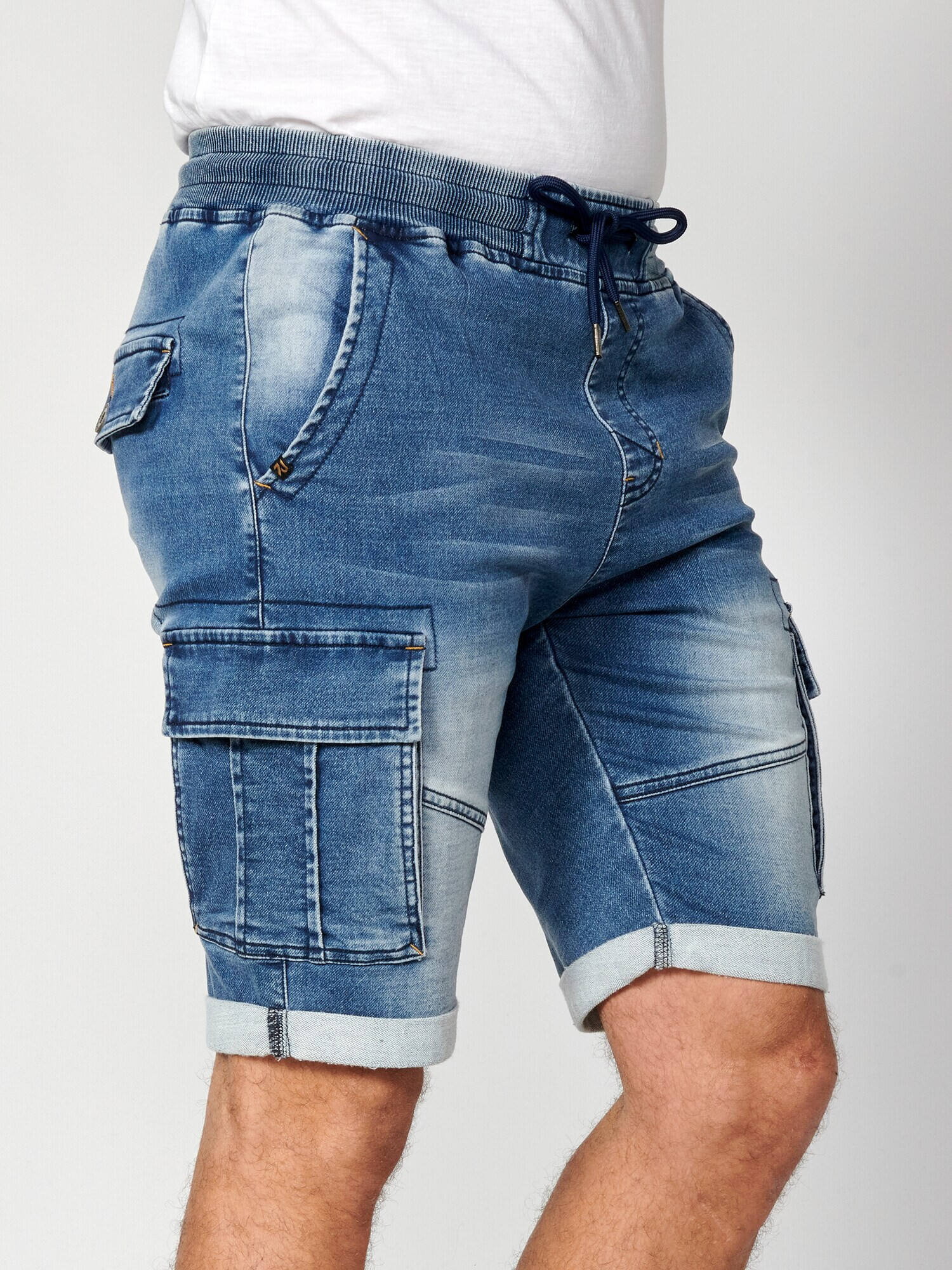 KOROSHI Jeans albastru denim - Pled.ro