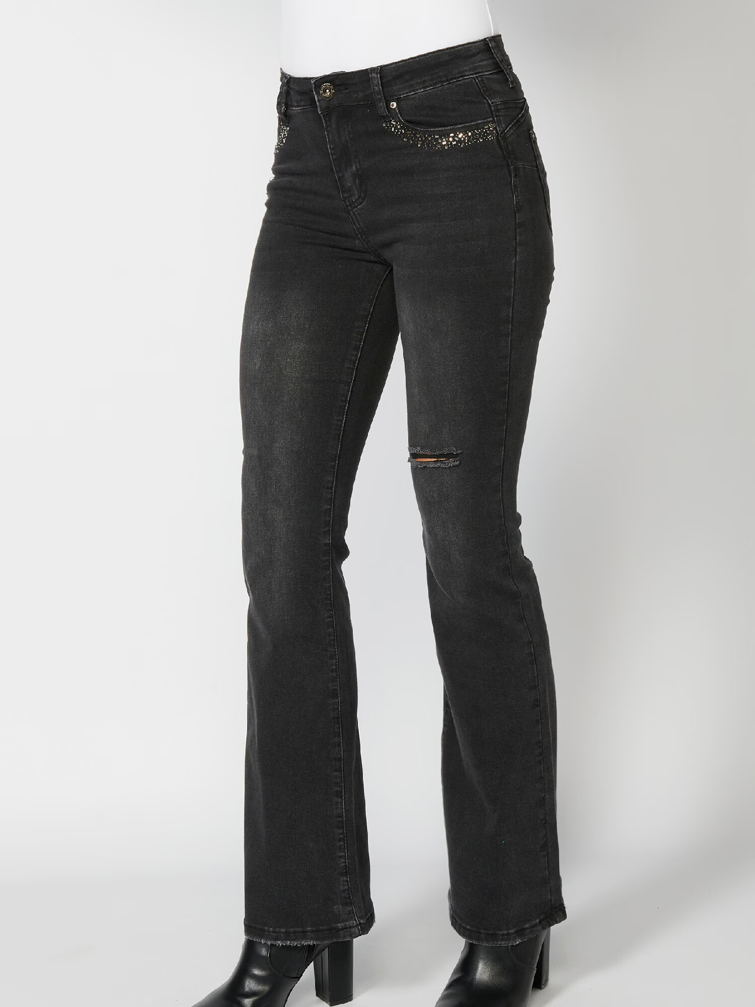 KOROSHI Jeans negru - Pled.ro