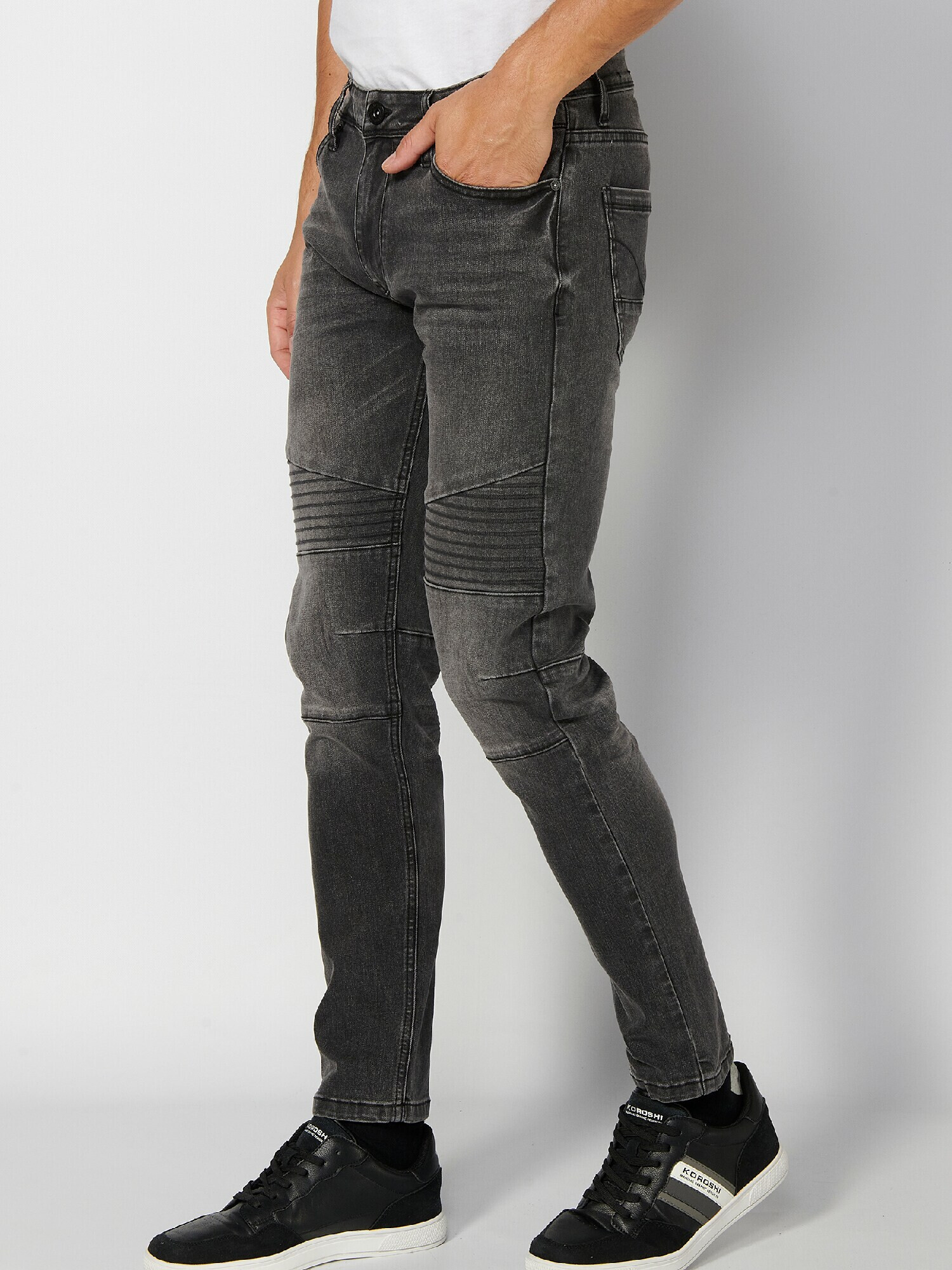 KOROSHI Jeans negru - Pled.ro