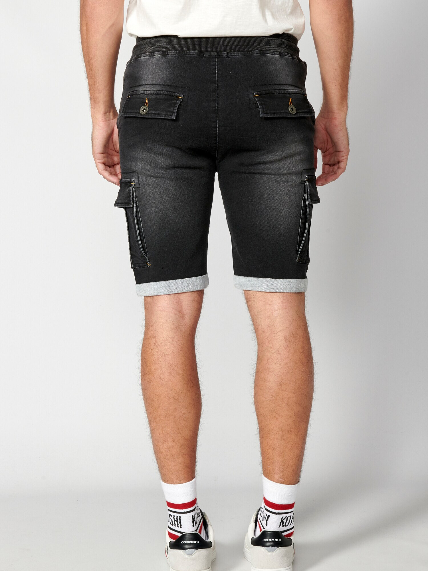 KOROSHI Jeans negru denim - Pled.ro