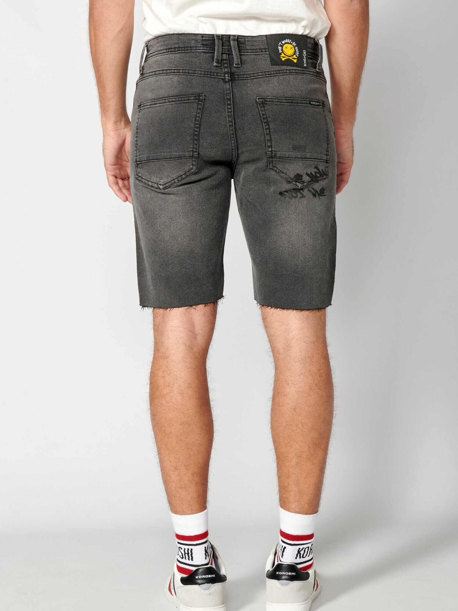 KOROSHI Jeans negru denim - Pled.ro