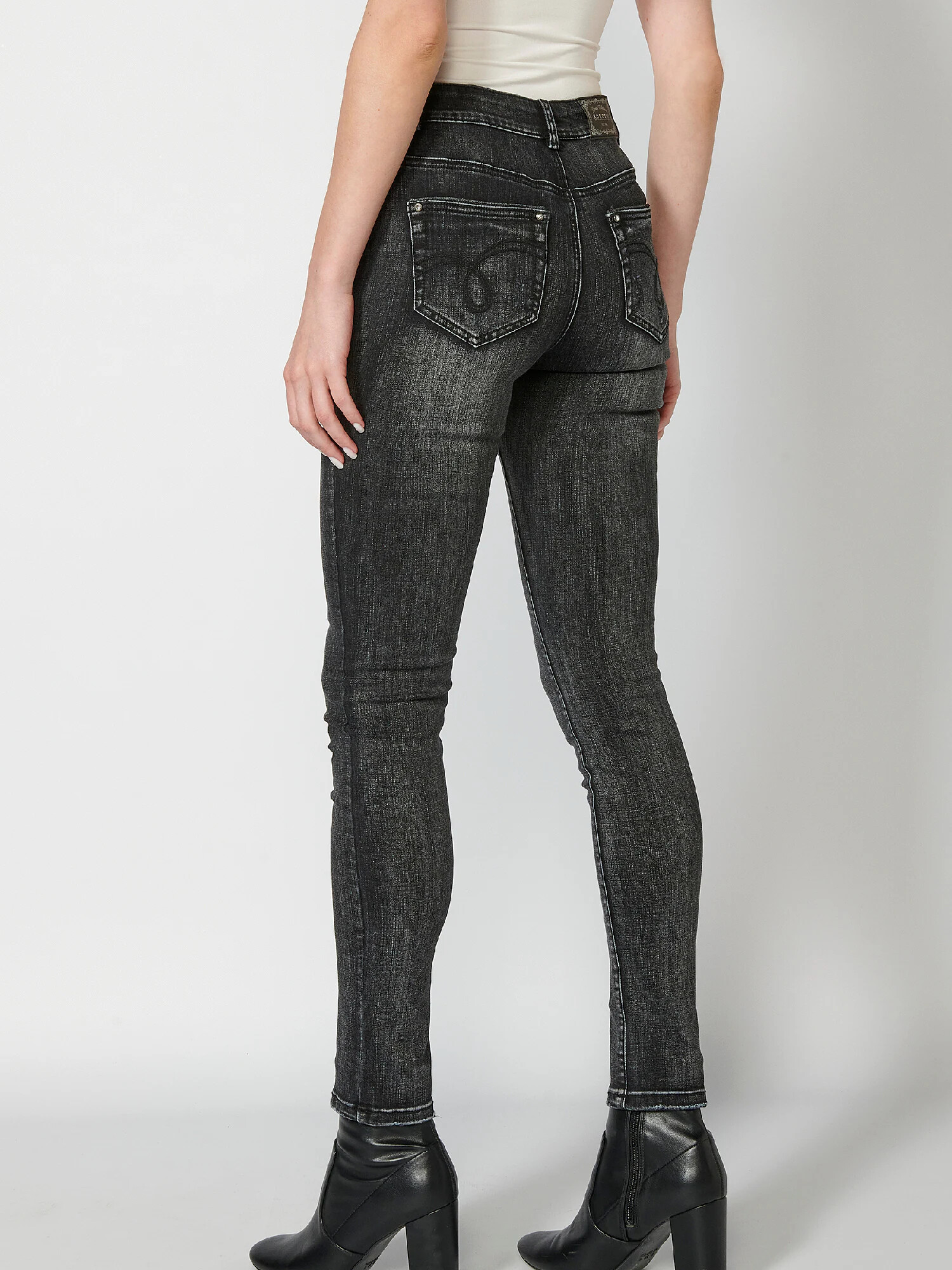 KOROSHI Jeans negru denim - Pled.ro