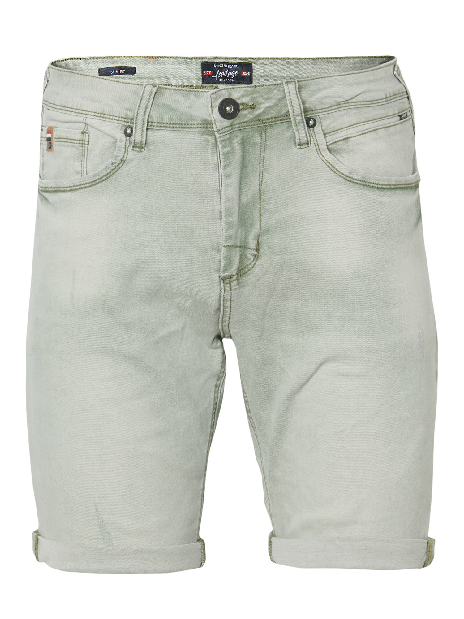 KOROSHI Jeans verde deschis - Pled.ro