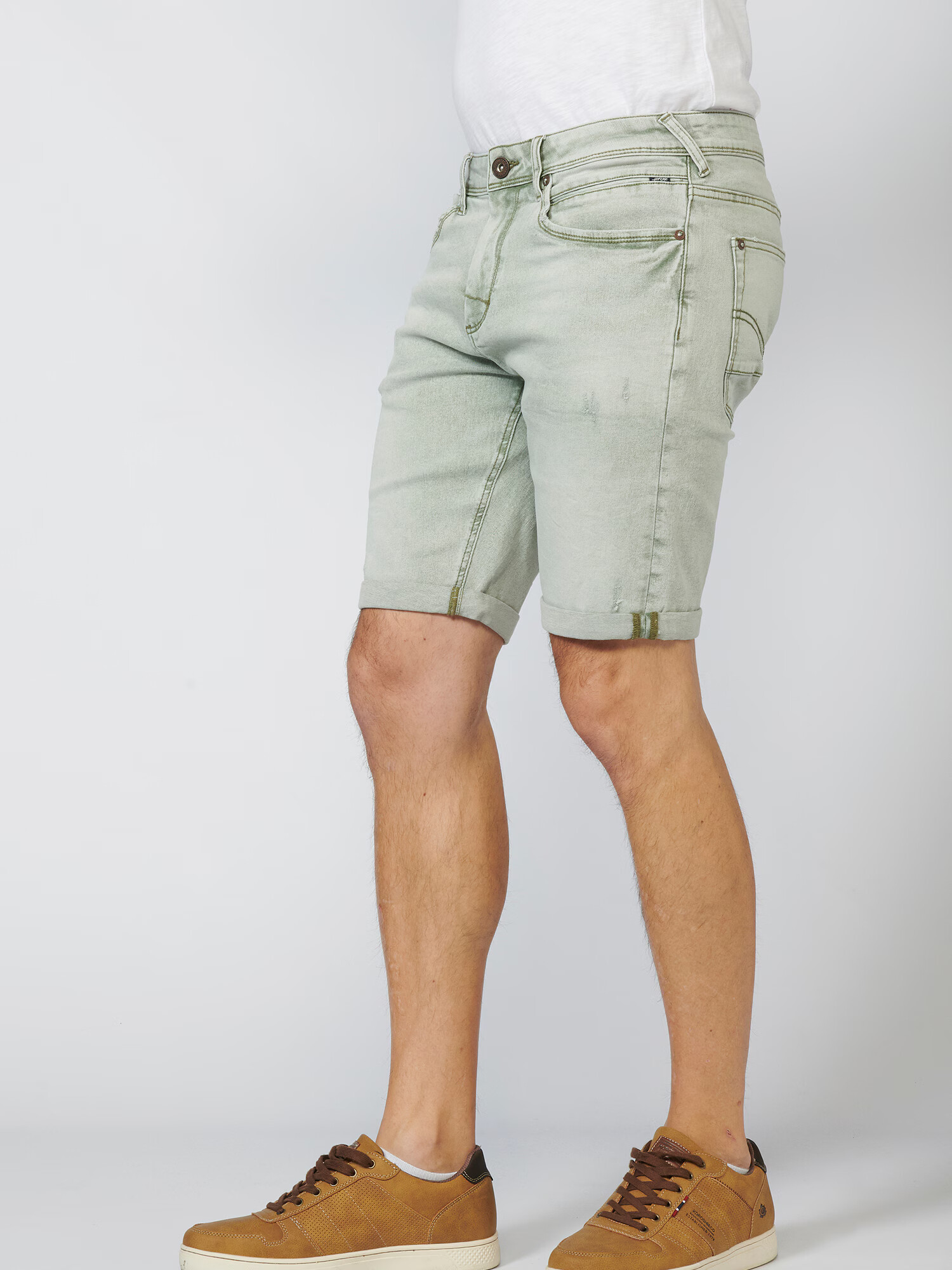 KOROSHI Jeans verde deschis - Pled.ro