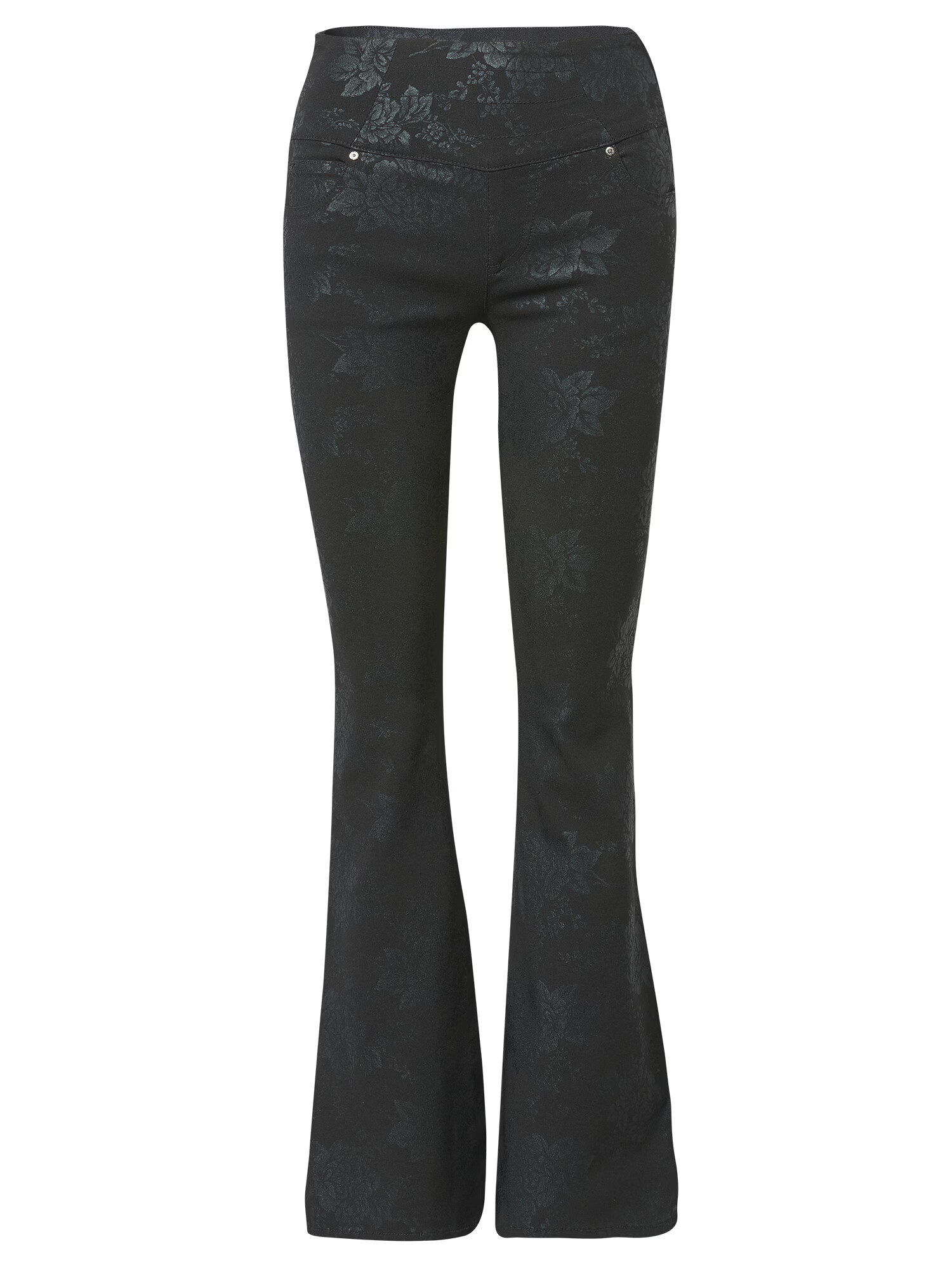 KOROSHI Jeans verde / negru - Pled.ro