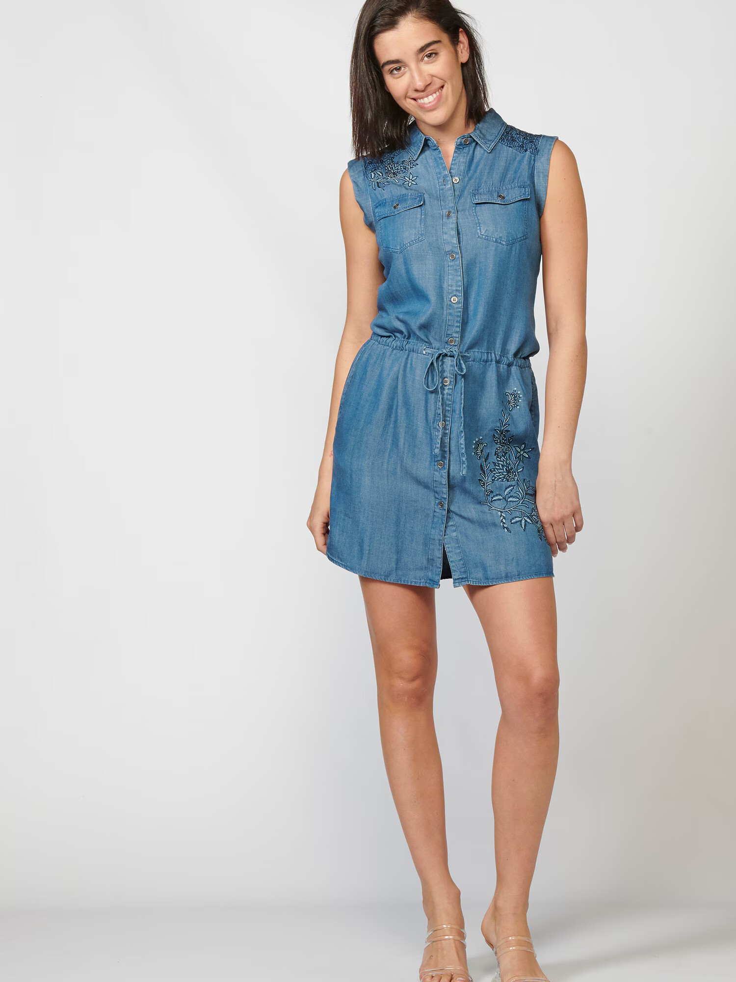 KOROSHI Rochie bleumarin / albastru denim - Pled.ro