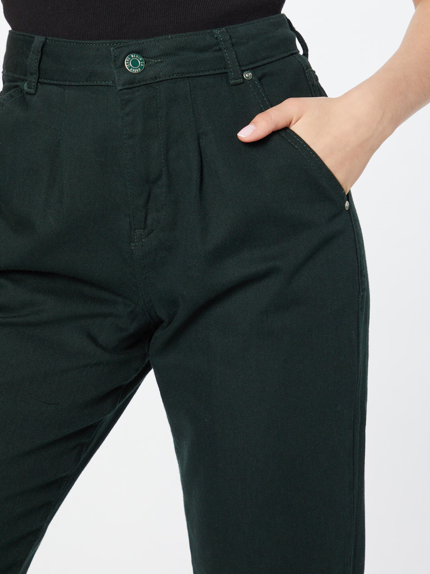 Koton Pantaloni cu cute verde pin - Pled.ro