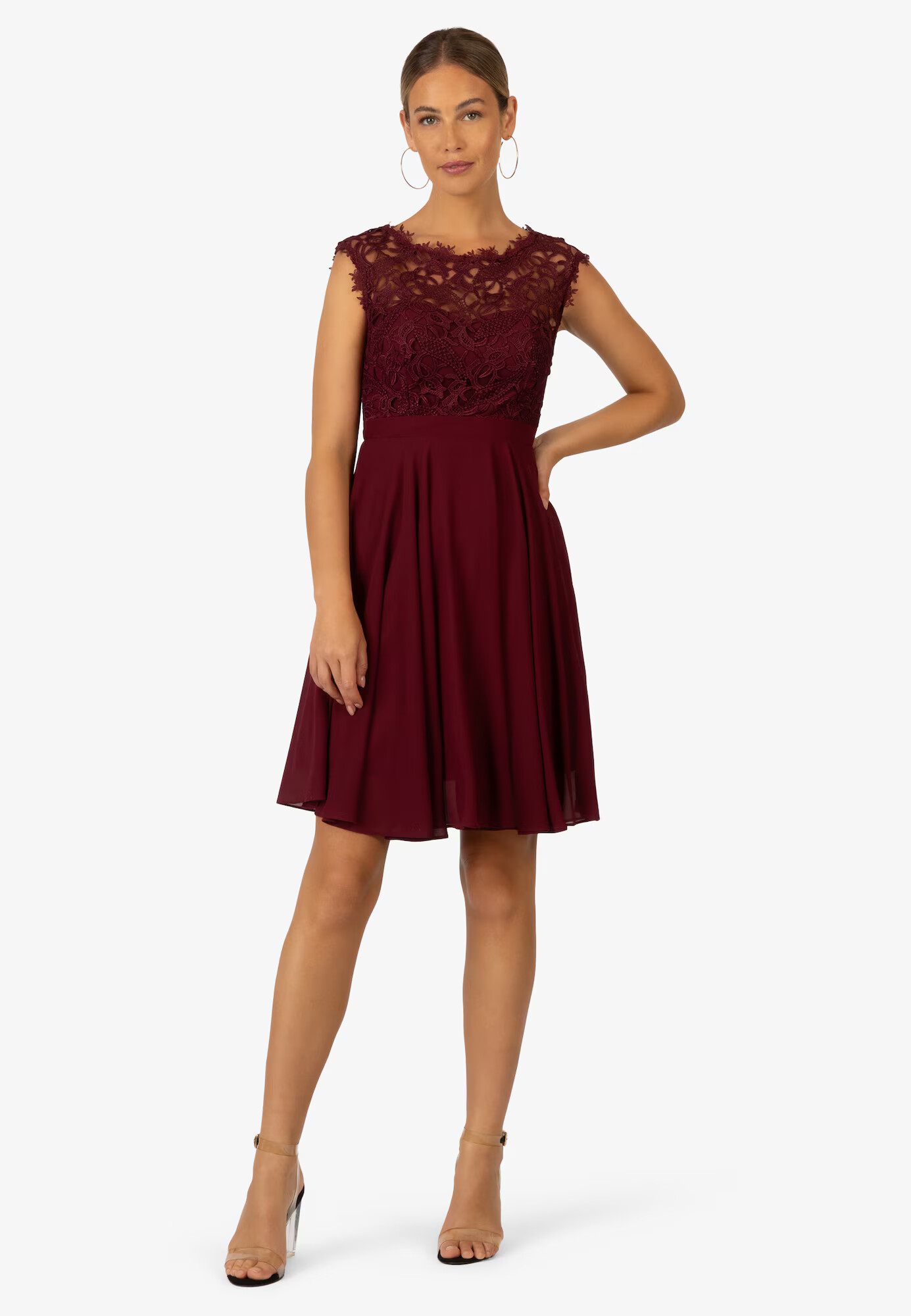 Kraimod Rochie de cocktail roșu bordeaux - Pled.ro