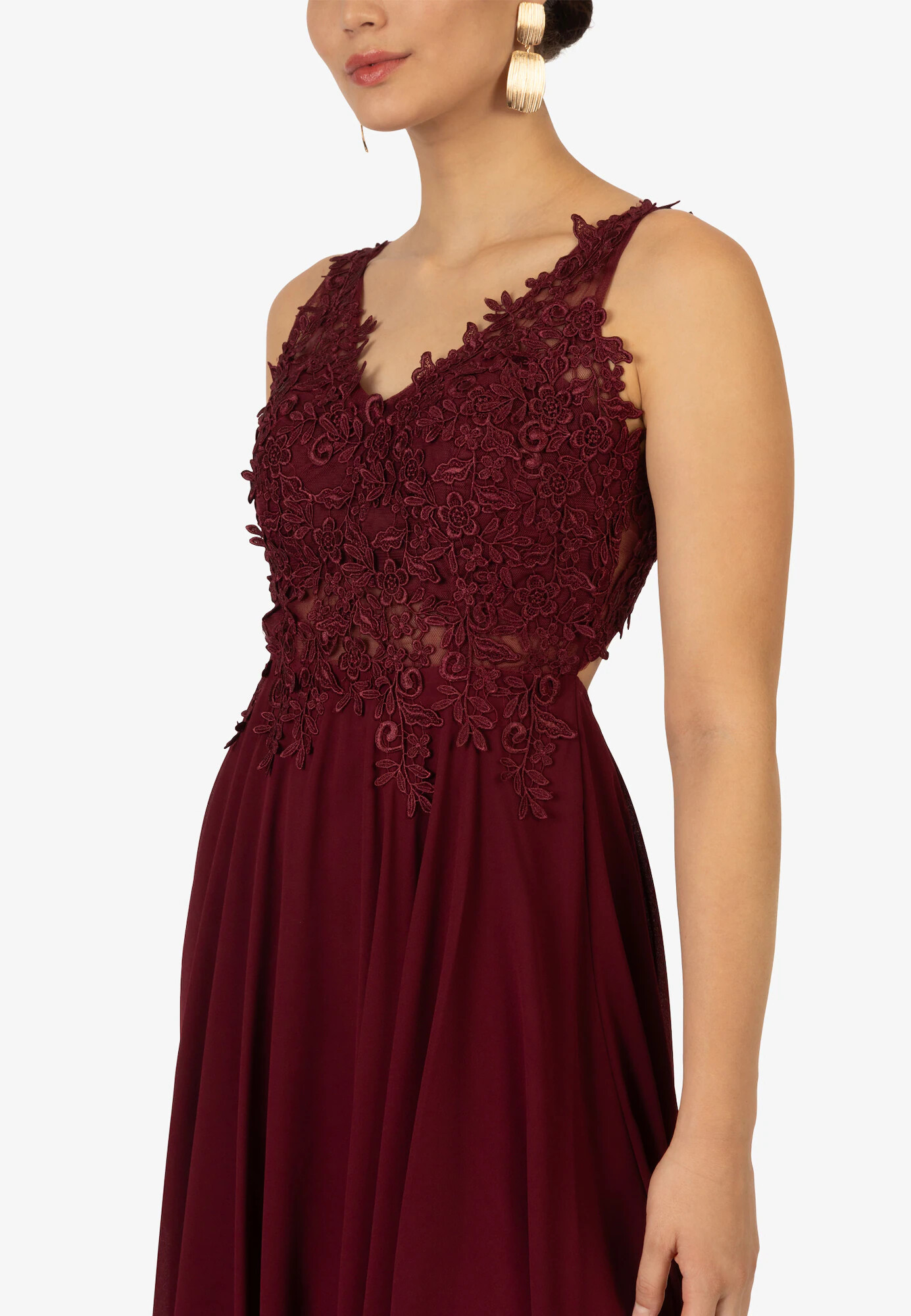 Kraimod Rochie de cocktail roșu bordeaux - Pled.ro