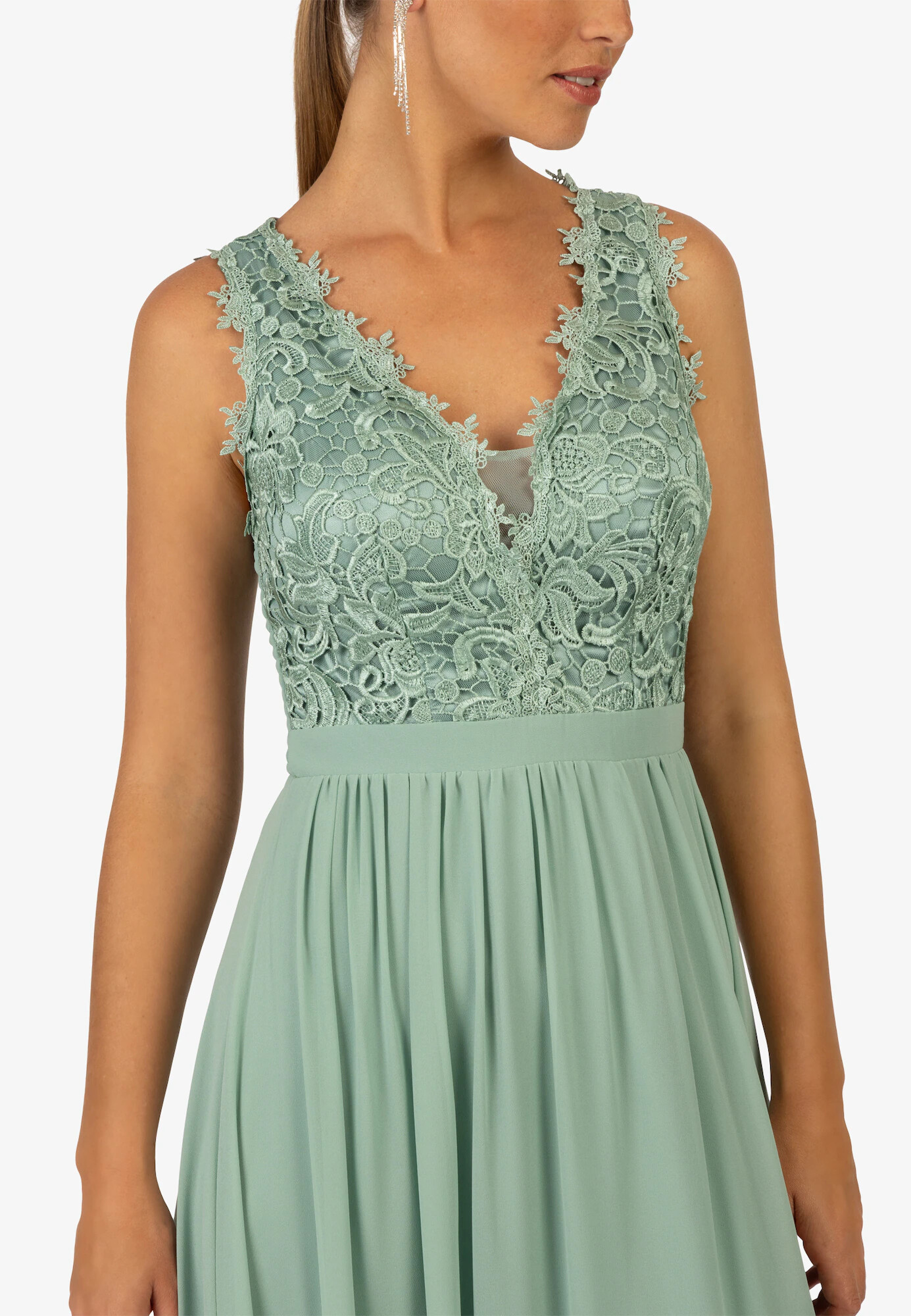 Kraimod Rochie de seară verde deschis - Pled.ro