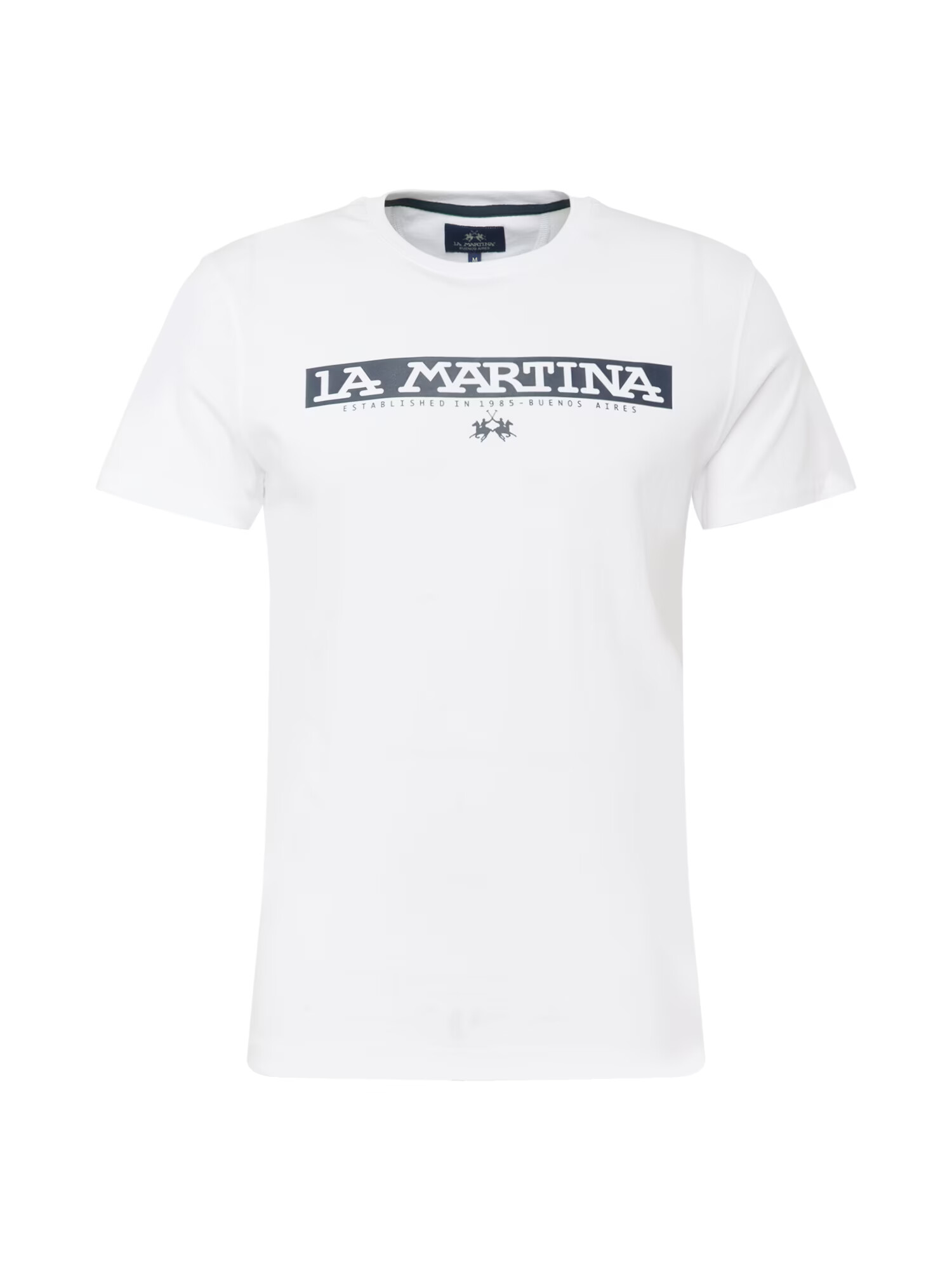 La Martina Tricou bleumarin / alb - Pled.ro