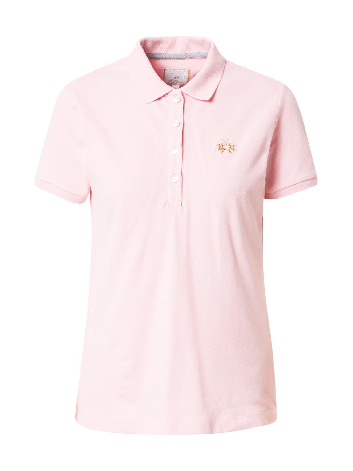 La Martina Tricou roz pastel - Pled.ro