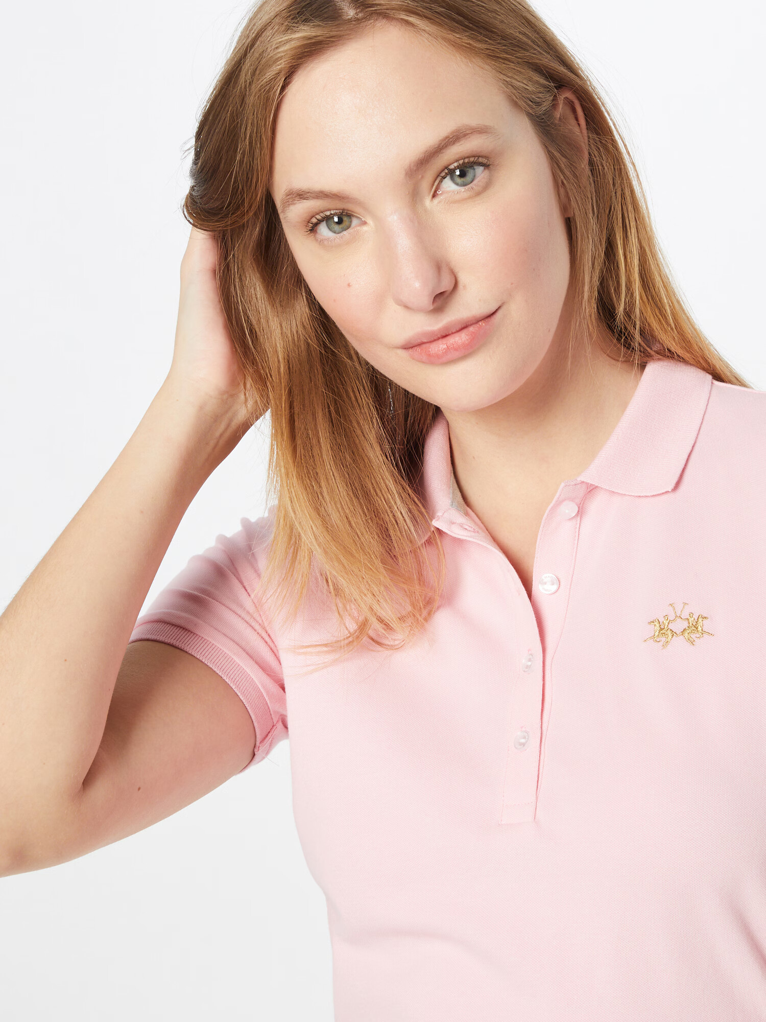 La Martina Tricou roz pastel - Pled.ro