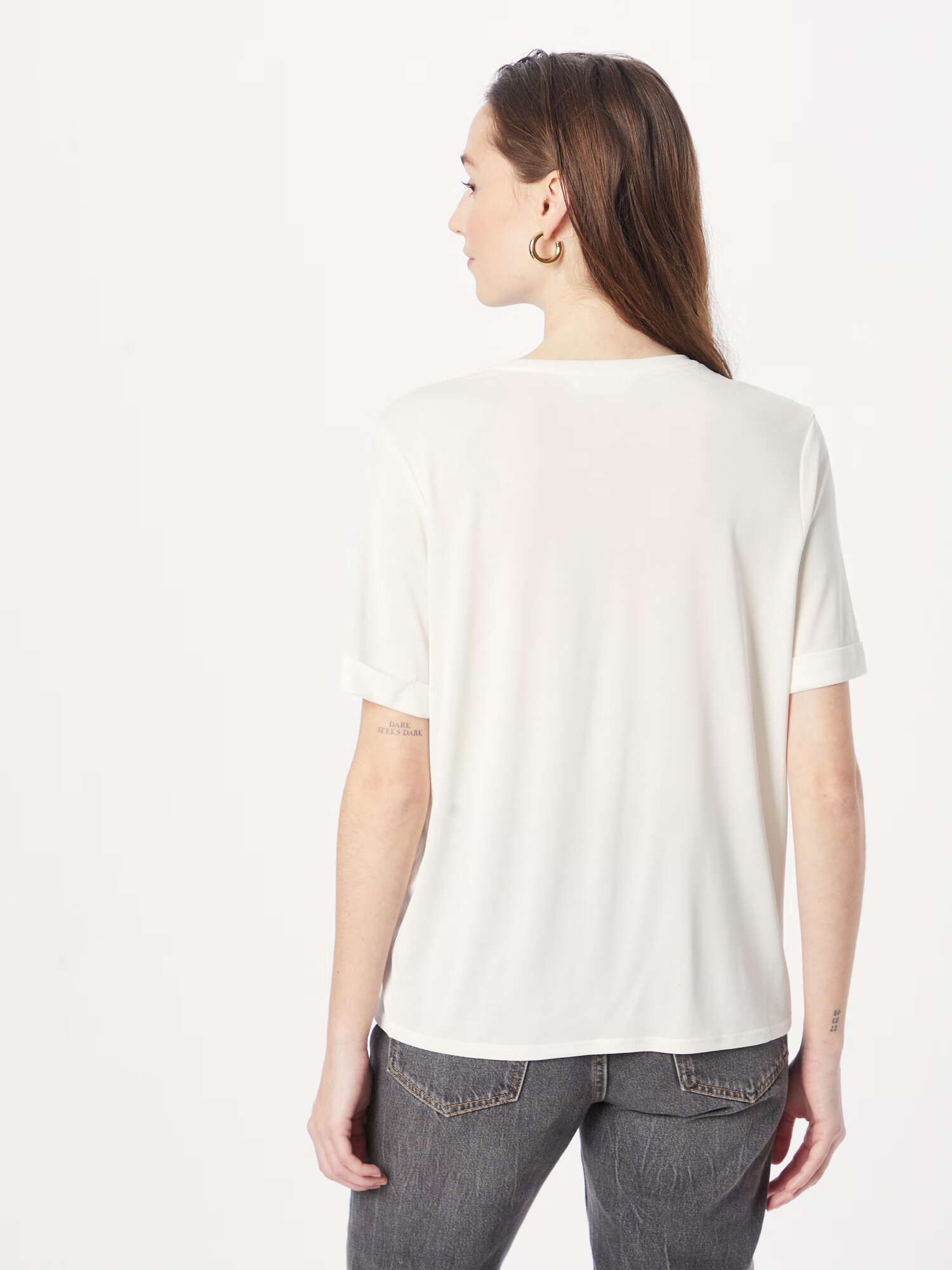 LA STRADA UNICA Tricou 'LILLIE' alb - Pled.ro