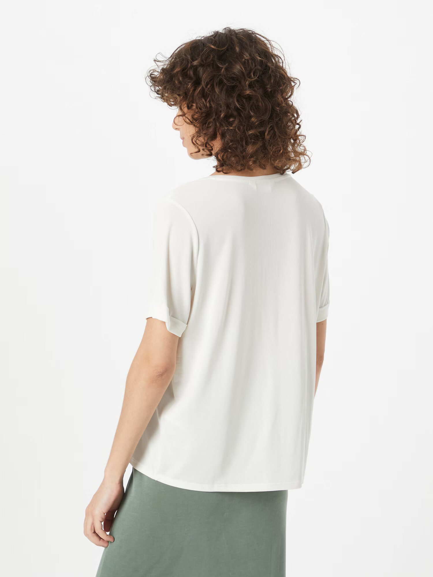 LA STRADA UNICA Tricou 'LILLIE' alb - Pled.ro