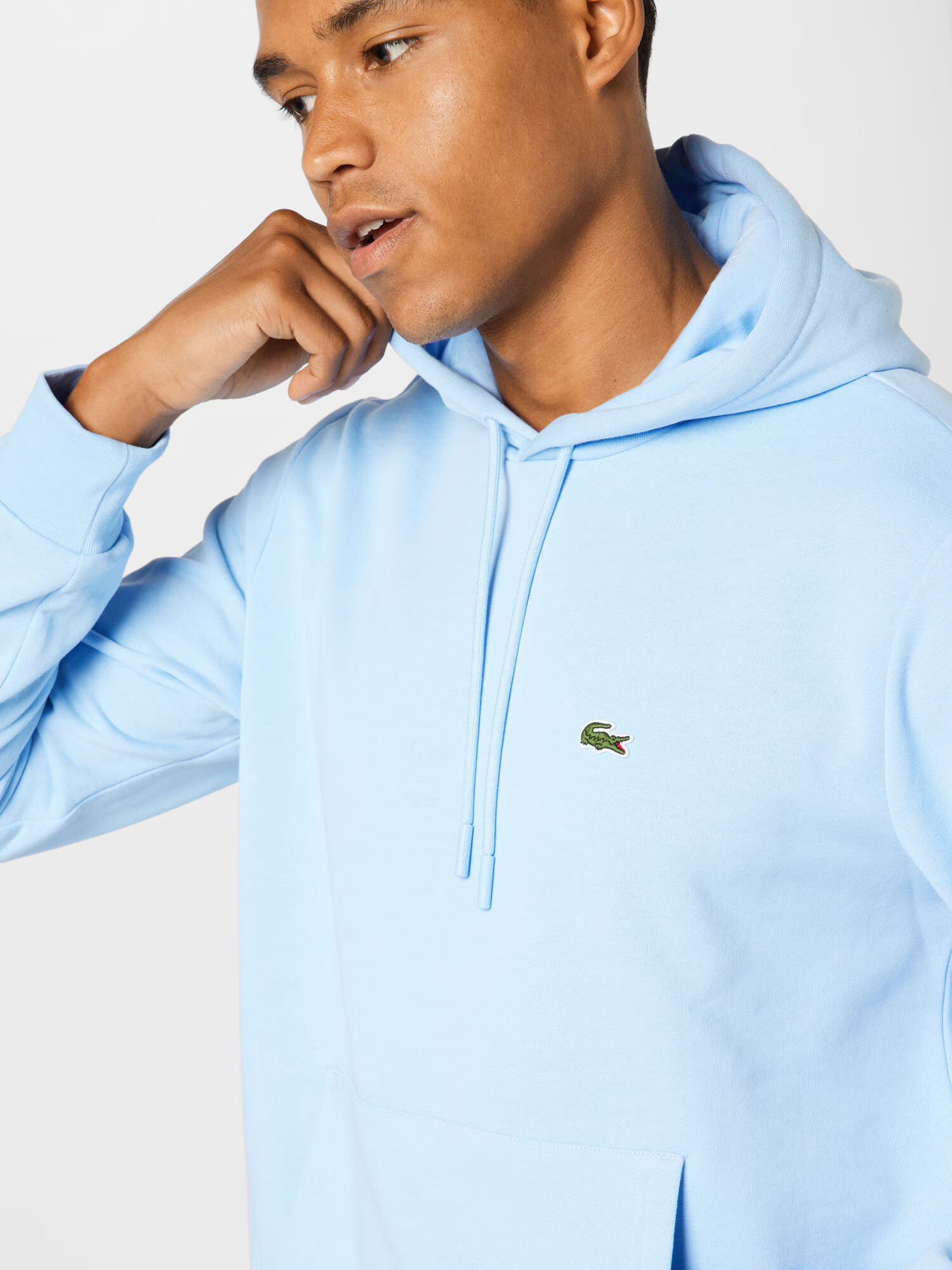 LACOSTE Bluză de molton albastru pastel - Pled.ro