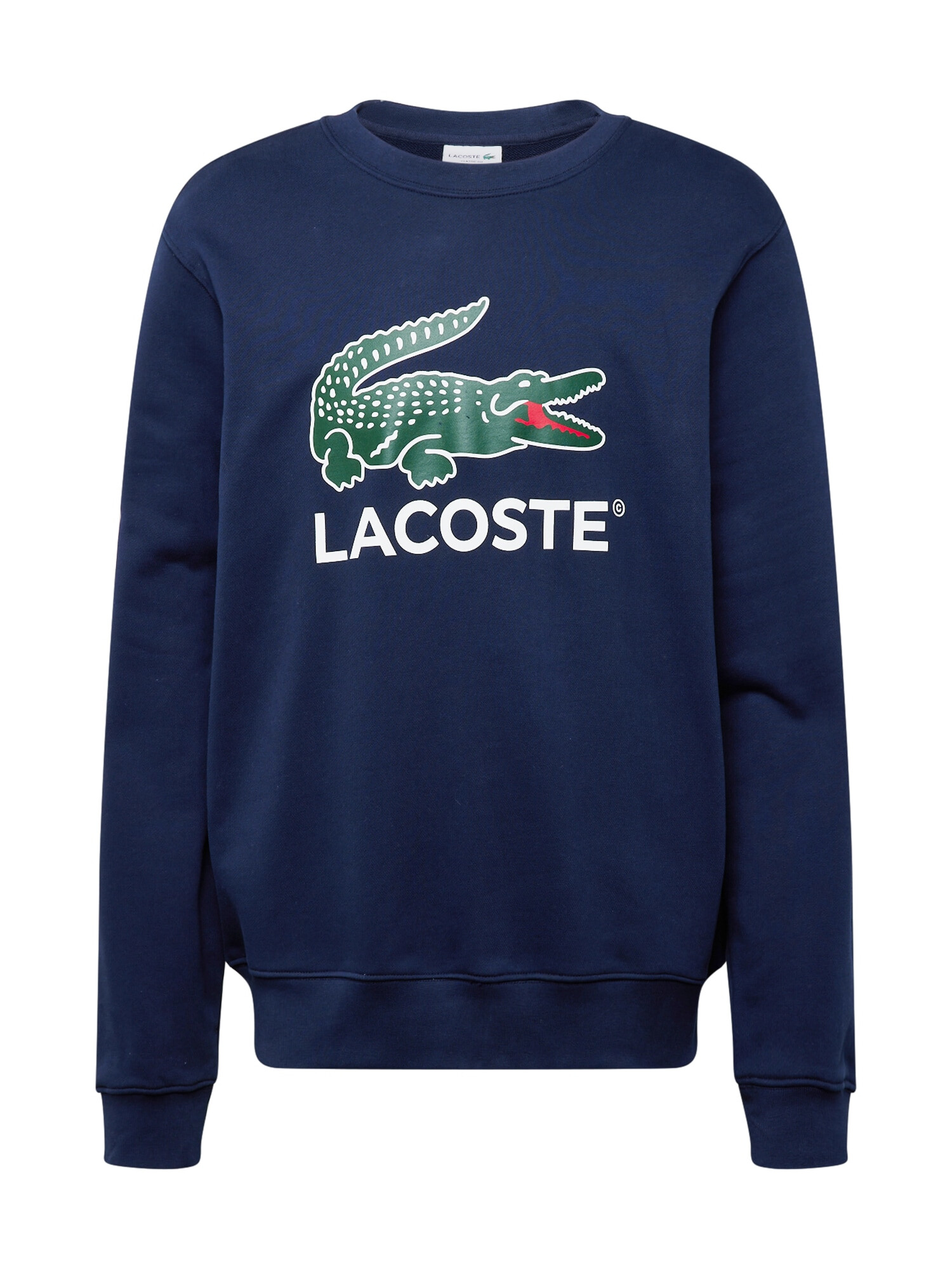 LACOSTE Bluză de molton bleumarin / verde / roșu / alb - Pled.ro