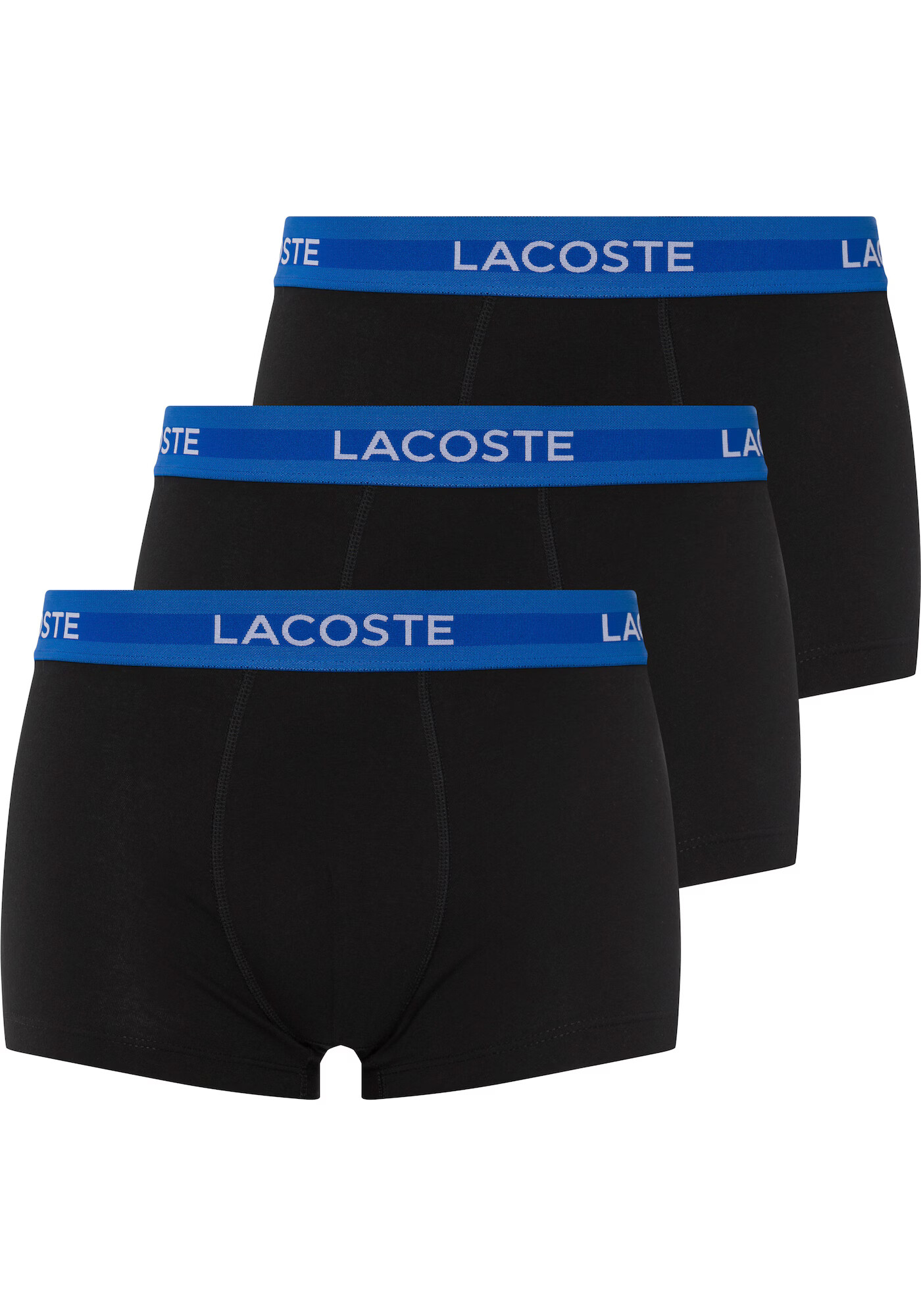 LACOSTE Boxeri albastru / negru / alb - Pled.ro