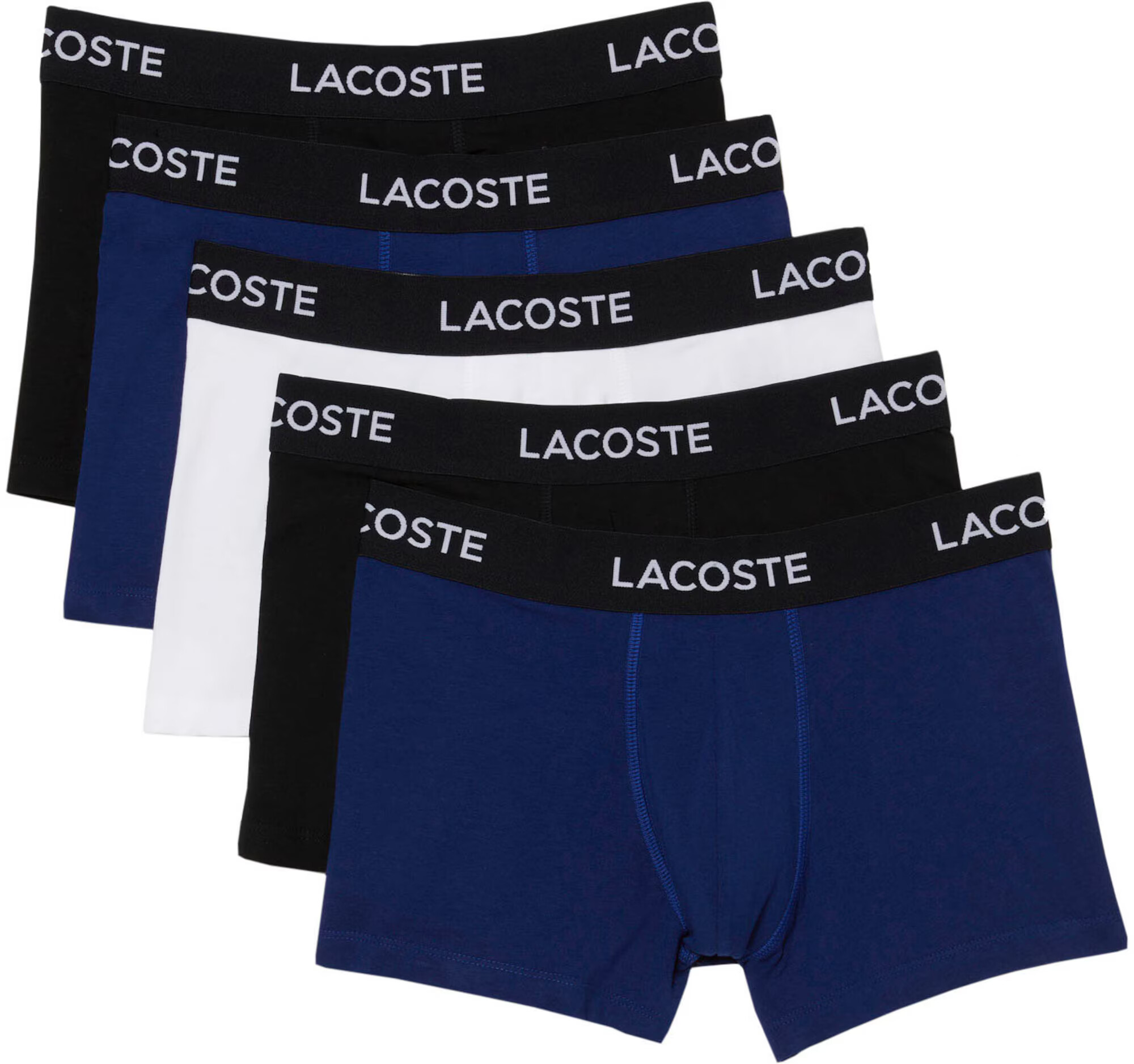 LACOSTE Boxeri albastru / negru / alb - Pled.ro