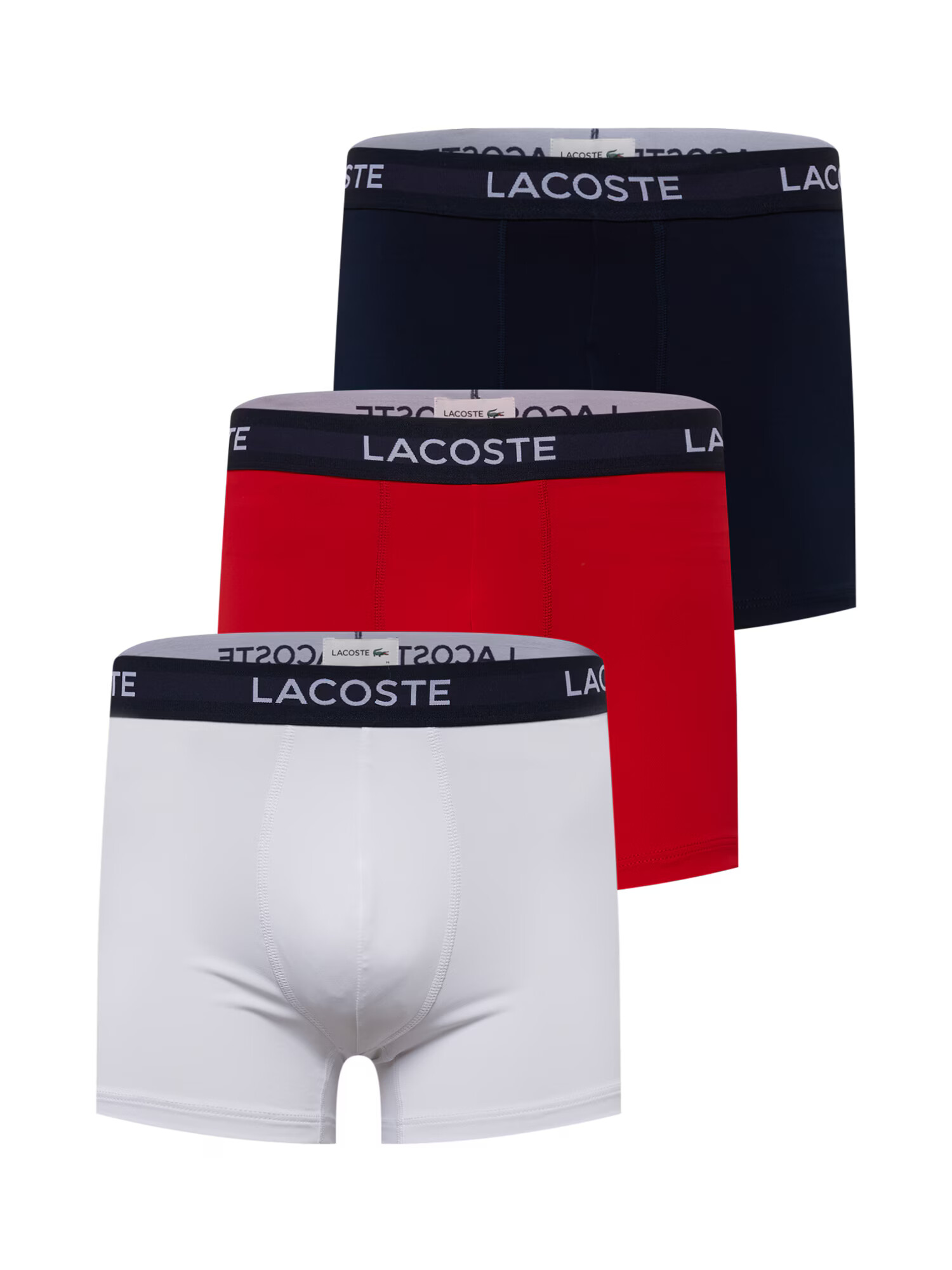 LACOSTE Boxeri bleumarin / roșu / alb - Pled.ro