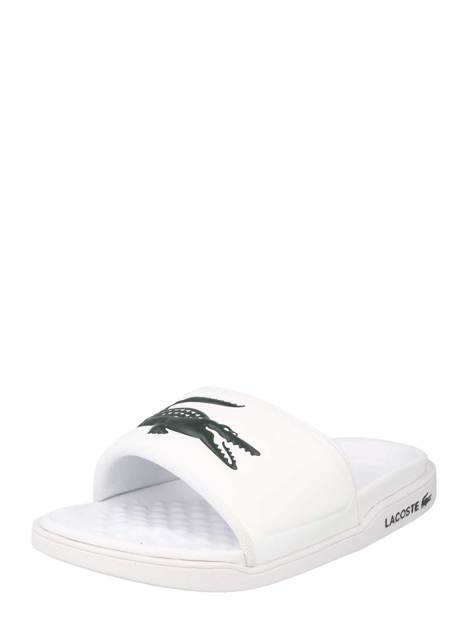 LACOSTE Flip-flops verde / alb - Pled.ro