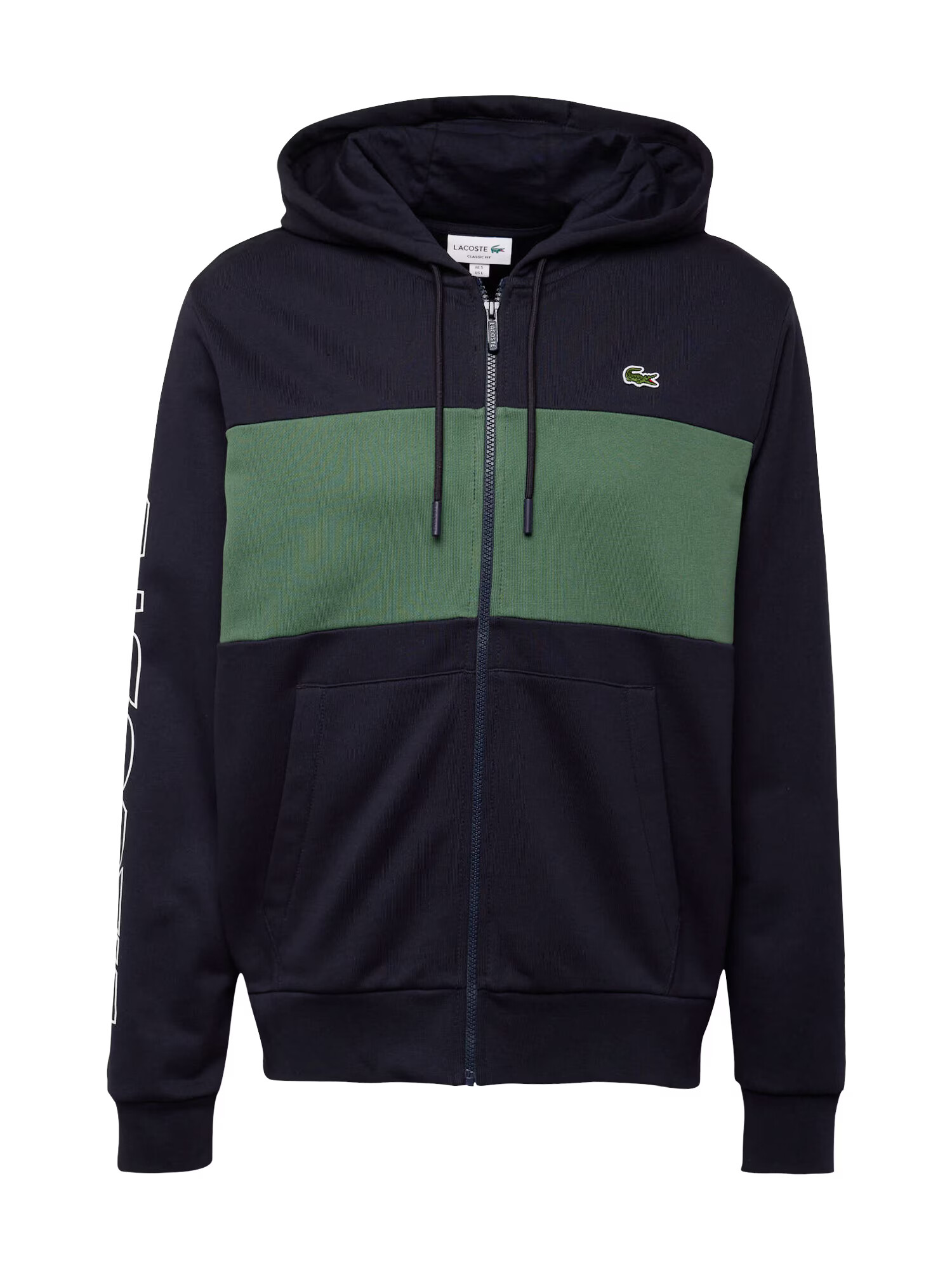 LACOSTE Hanorac bleumarin / verde / alb - Pled.ro