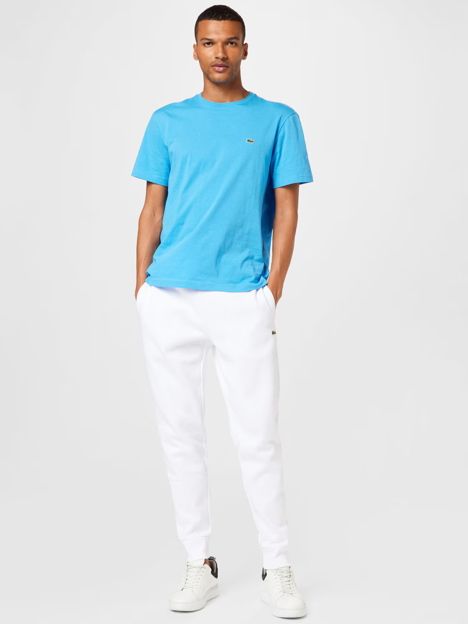 LACOSTE Pantaloni alb - Pled.ro