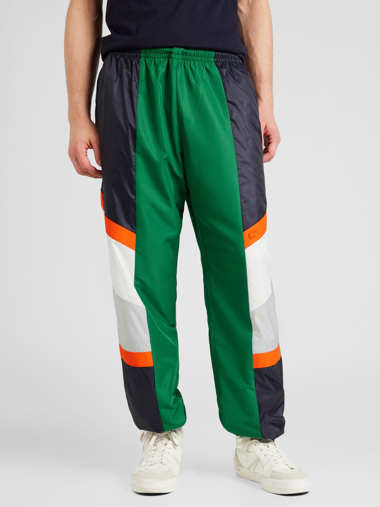 LACOSTE Pantaloni albastru noapte / verde / portocaliu / alb - Pled.ro