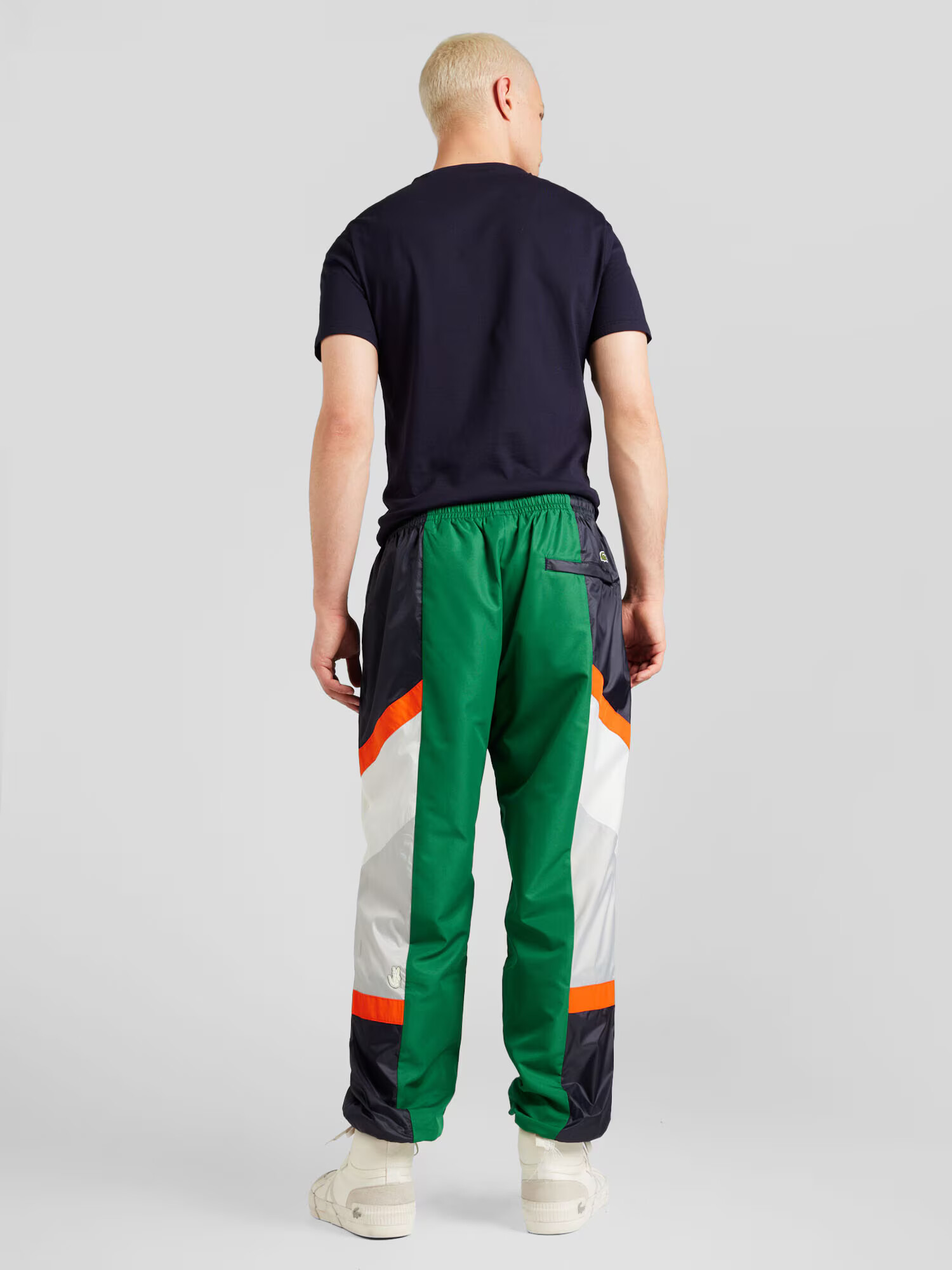 LACOSTE Pantaloni albastru noapte / verde / portocaliu / alb - Pled.ro