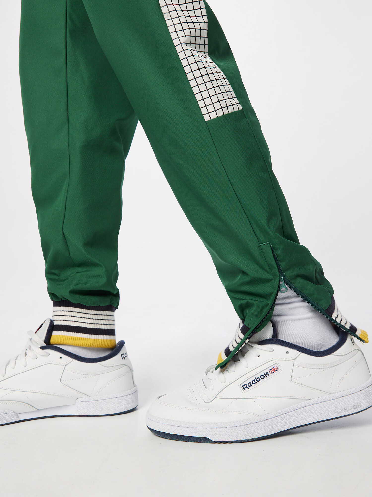 LACOSTE Pantaloni galben / verde iarbă / negru / alb natural - Pled.ro