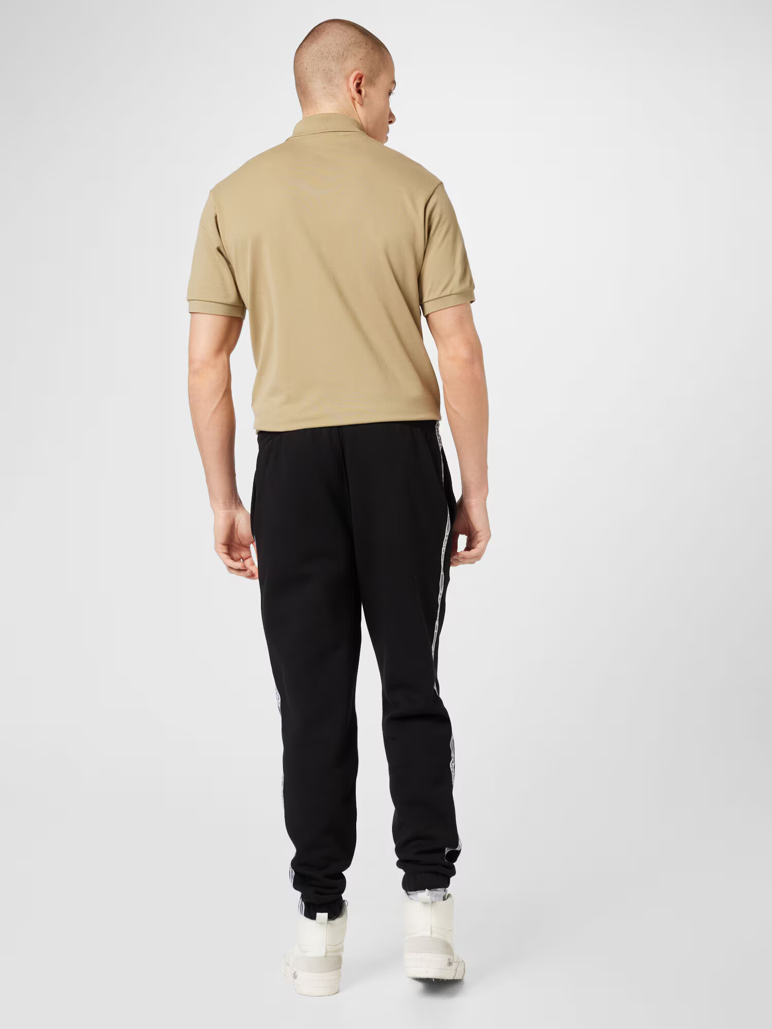 LACOSTE Pantaloni roșu / negru / alb - Pled.ro