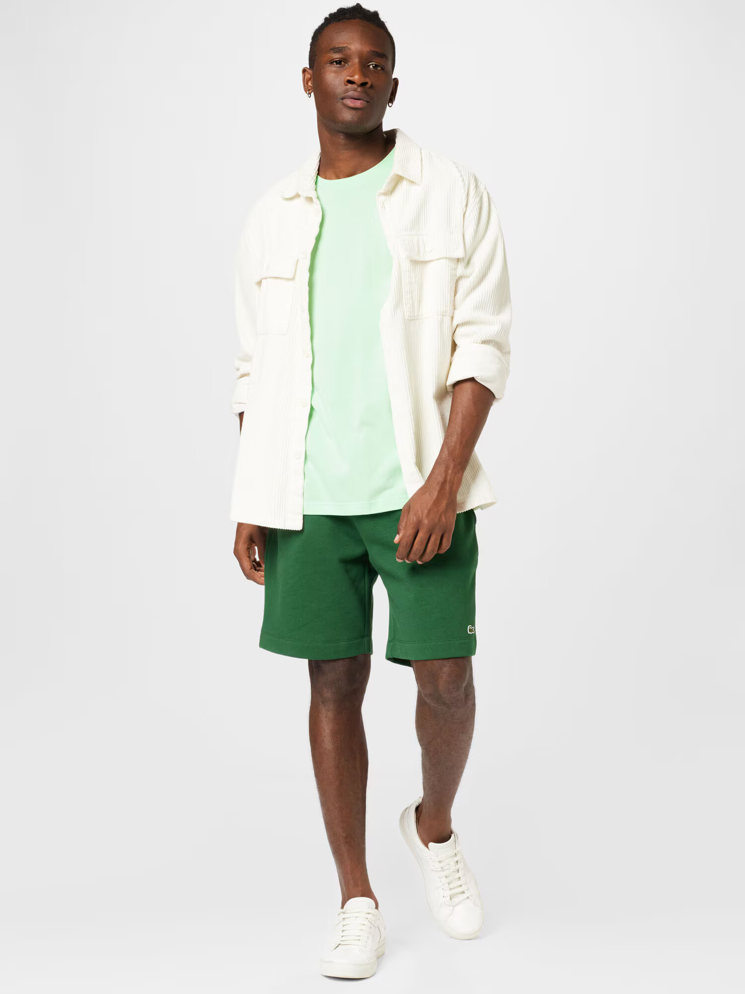 LACOSTE Pantaloni verde închis - Pled.ro