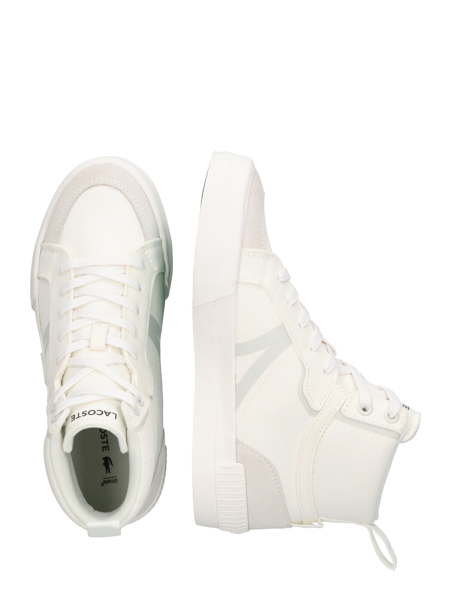 LACOSTE Sneaker înalt bej / alb - Pled.ro