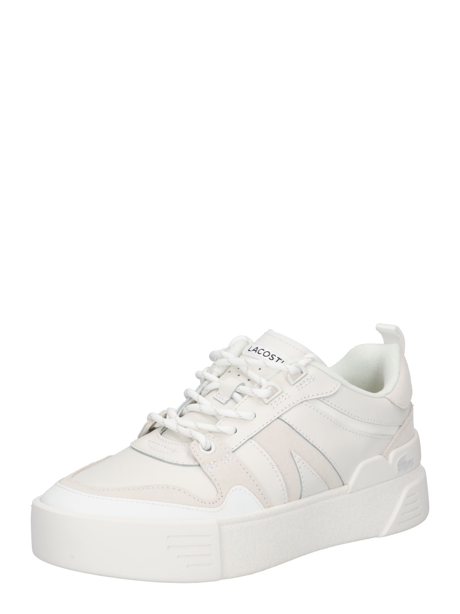 LACOSTE Sneaker low alb / alb natural - Pled.ro