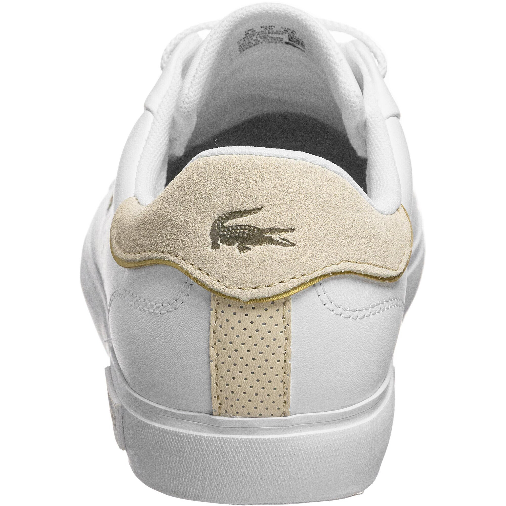 LACOSTE Sneaker low alb kitt / verde deschis / roși aprins / alb - Pled.ro