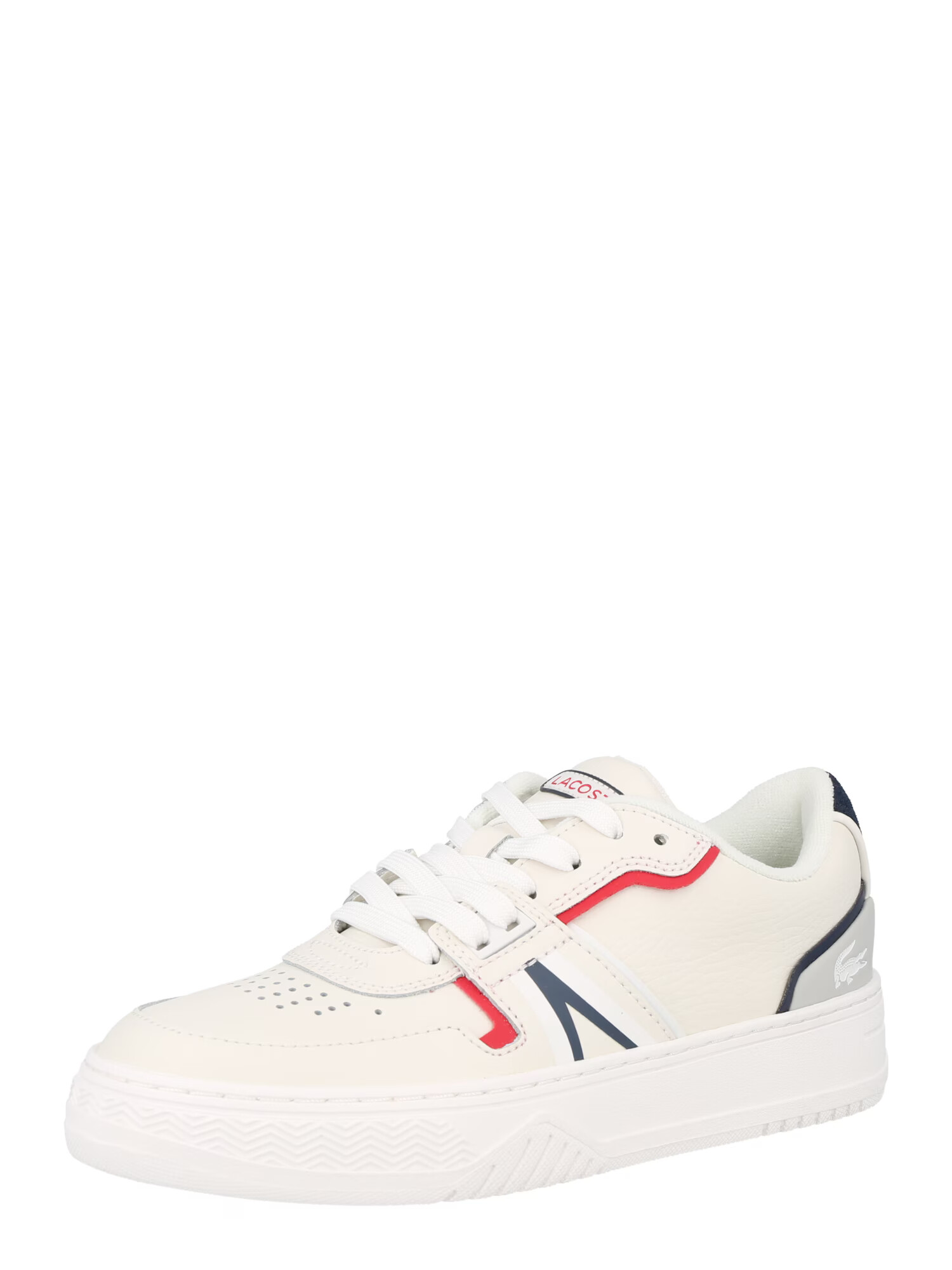 LACOSTE Sneaker low albastru noapte / gri / roșu rodie / alb - Pled.ro