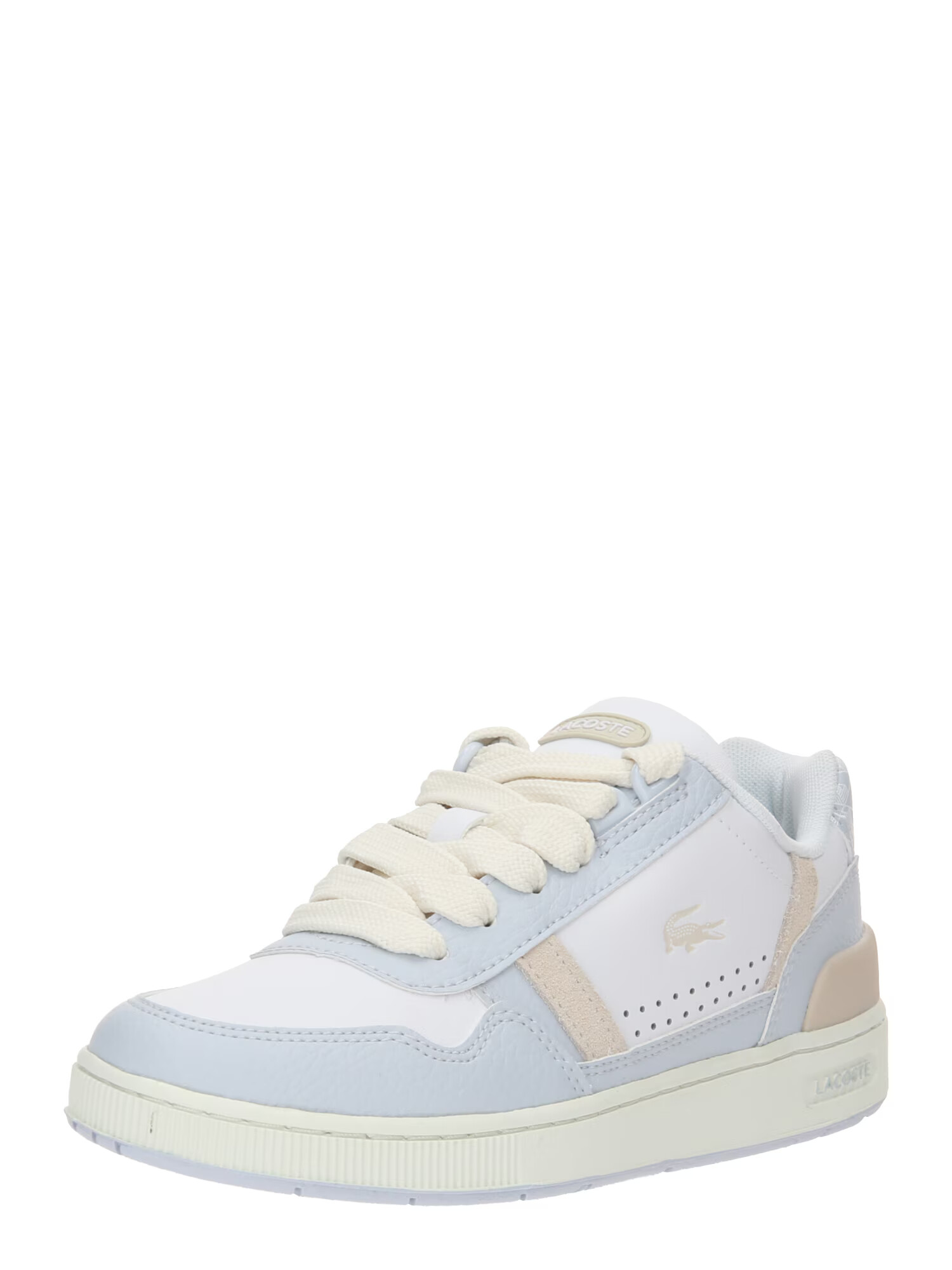 LACOSTE Sneaker low bej / albastru deschis / alb - Pled.ro