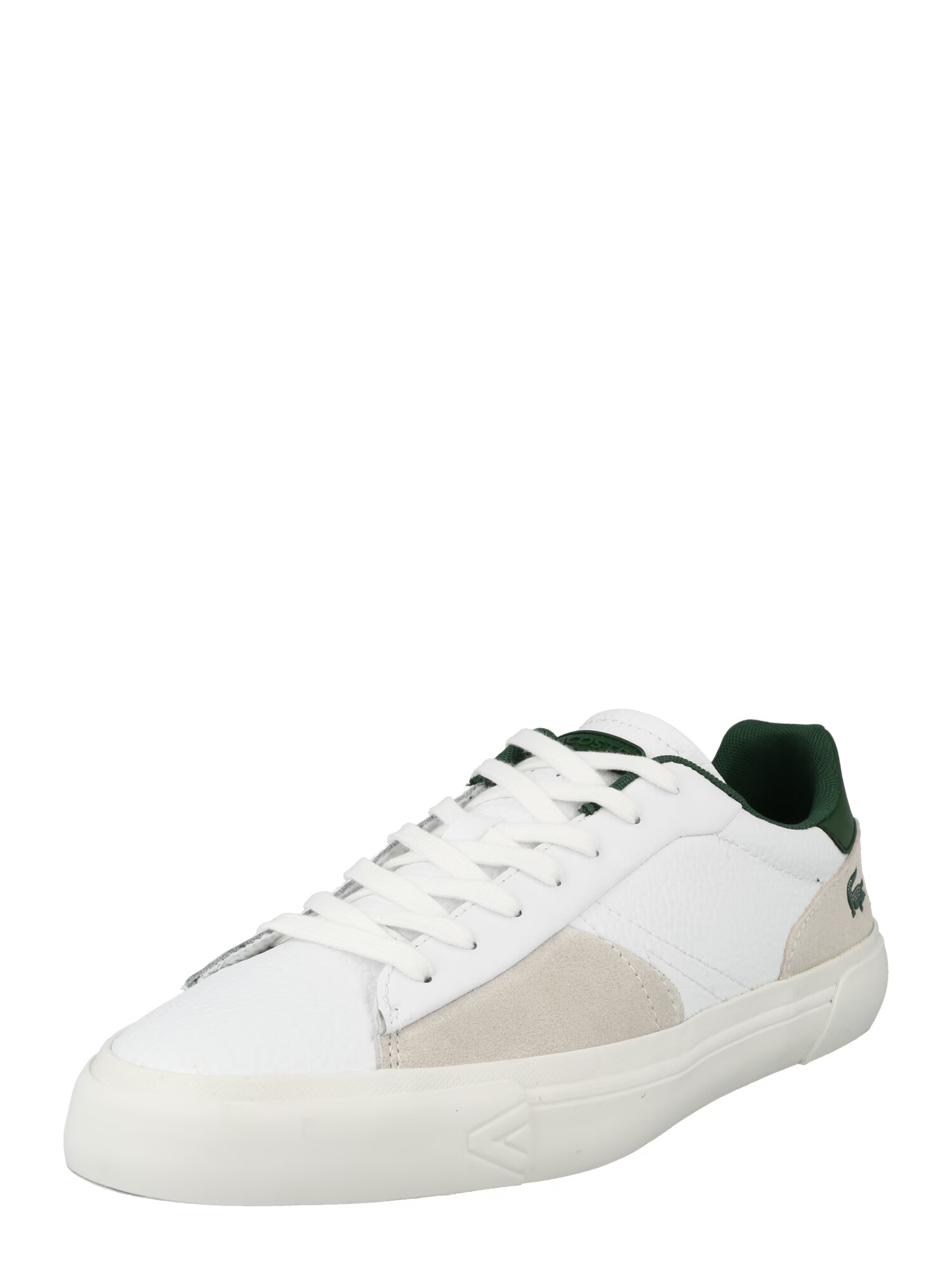 LACOSTE Sneaker low bej deschis / verde închis / alb - Pled.ro