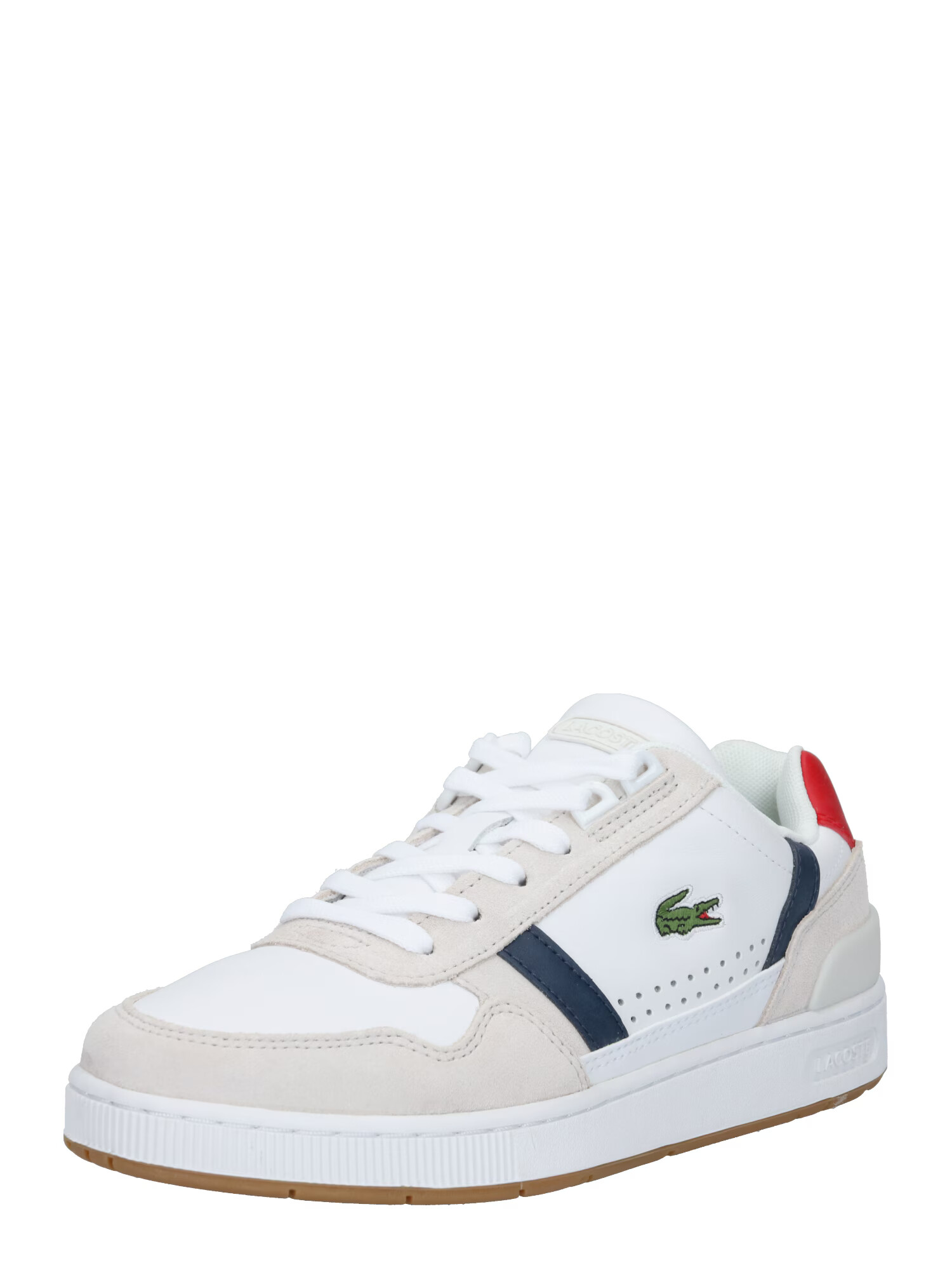 LACOSTE Sneaker low bleumarin / roșu / alb - Pled.ro