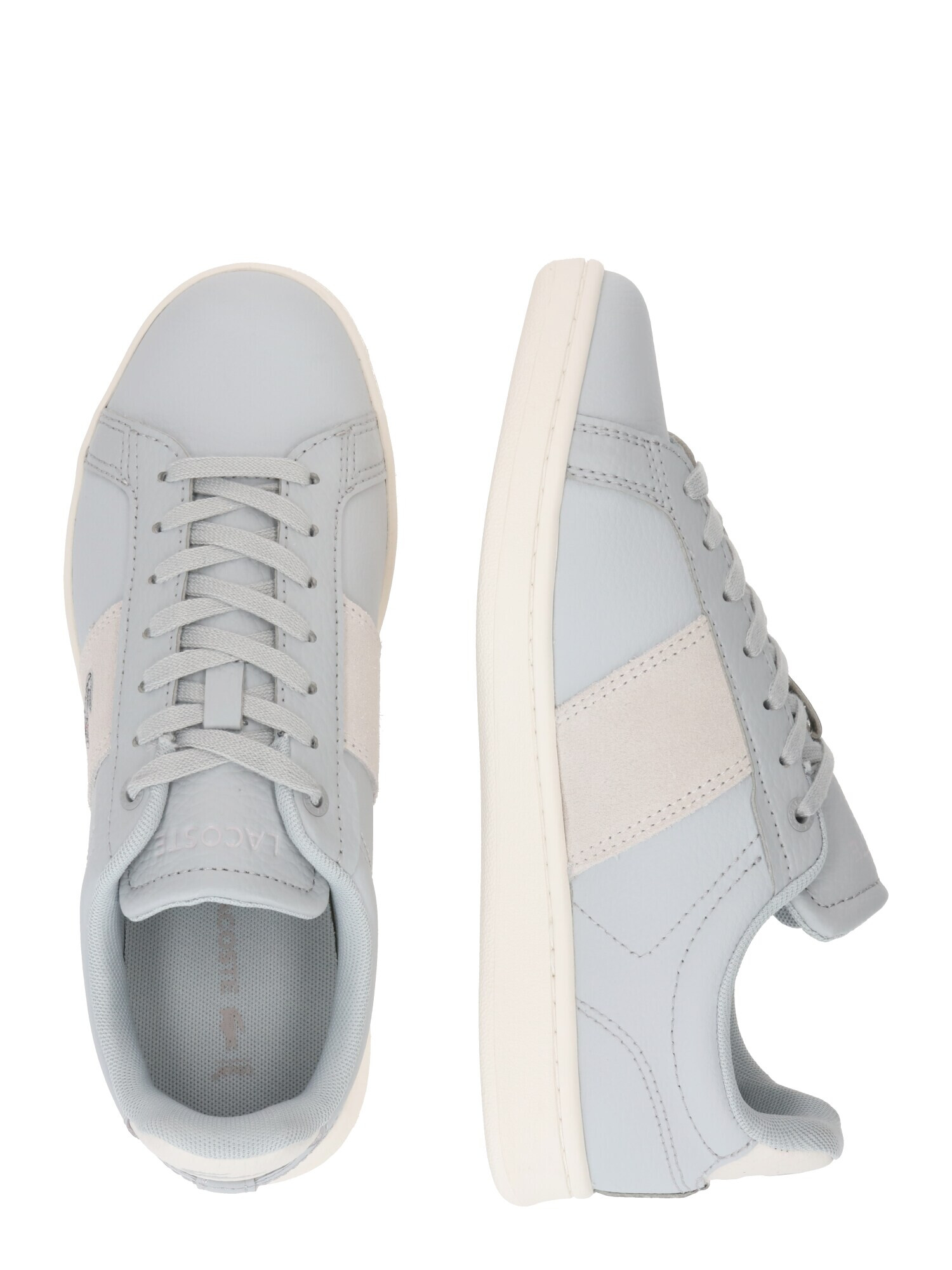 LACOSTE Sneaker low 'CARNABY PRO' albastru pastel / roșu / negru / alb - Pled.ro