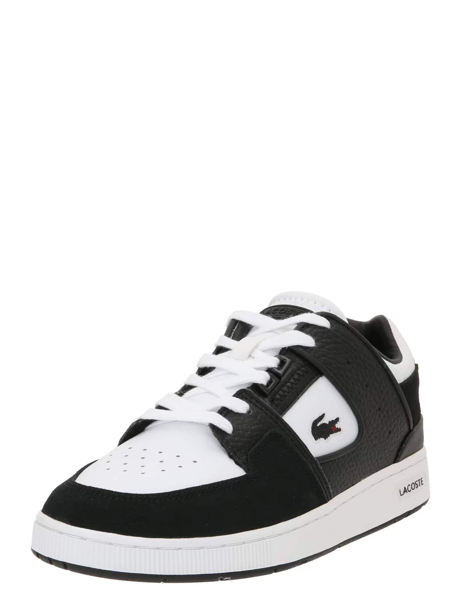 LACOSTE Sneaker low 'COURT CAGE' negru / alb - Pled.ro