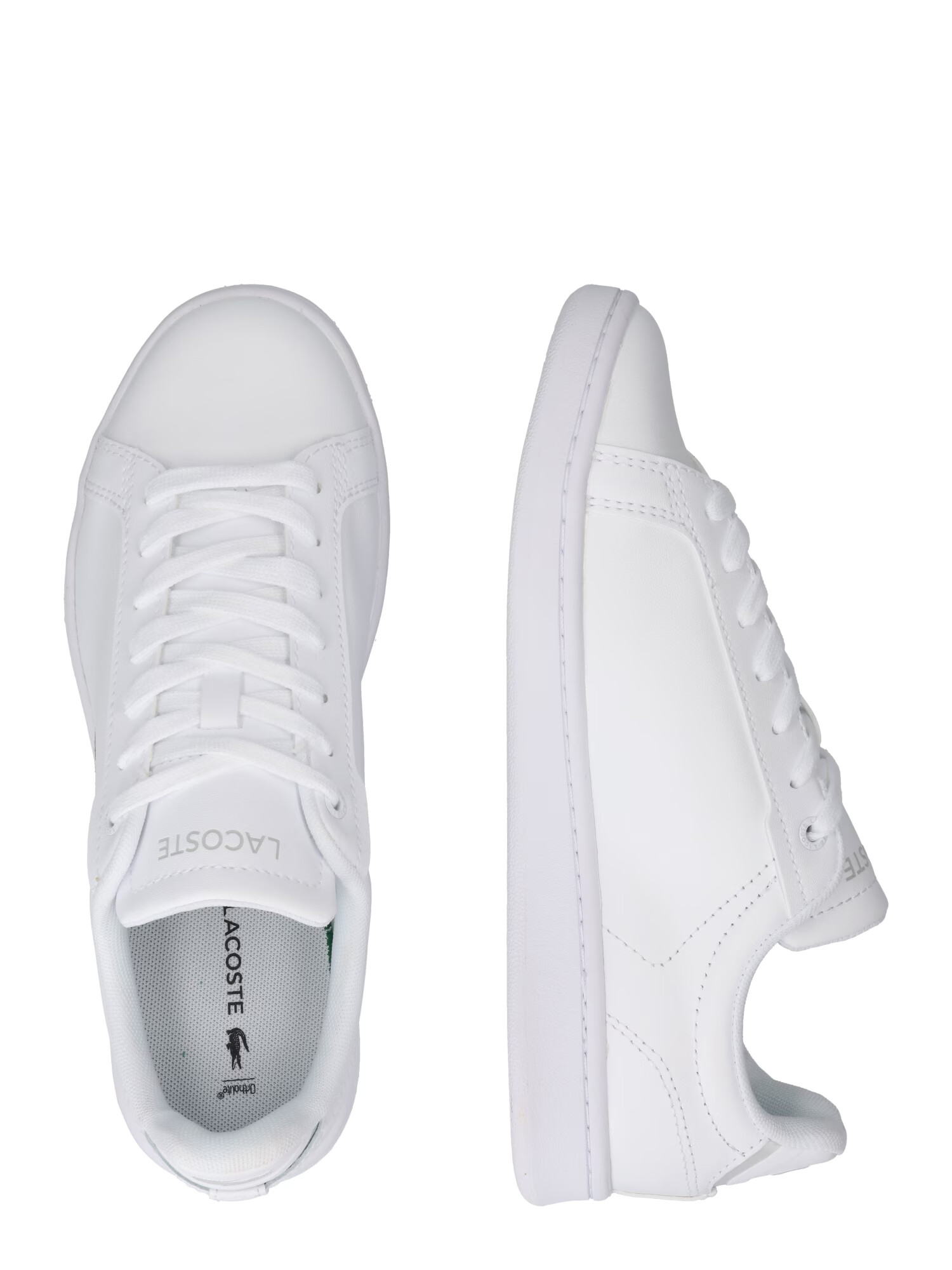 LACOSTE Sneaker low 'Court' verde / alb - Pled.ro