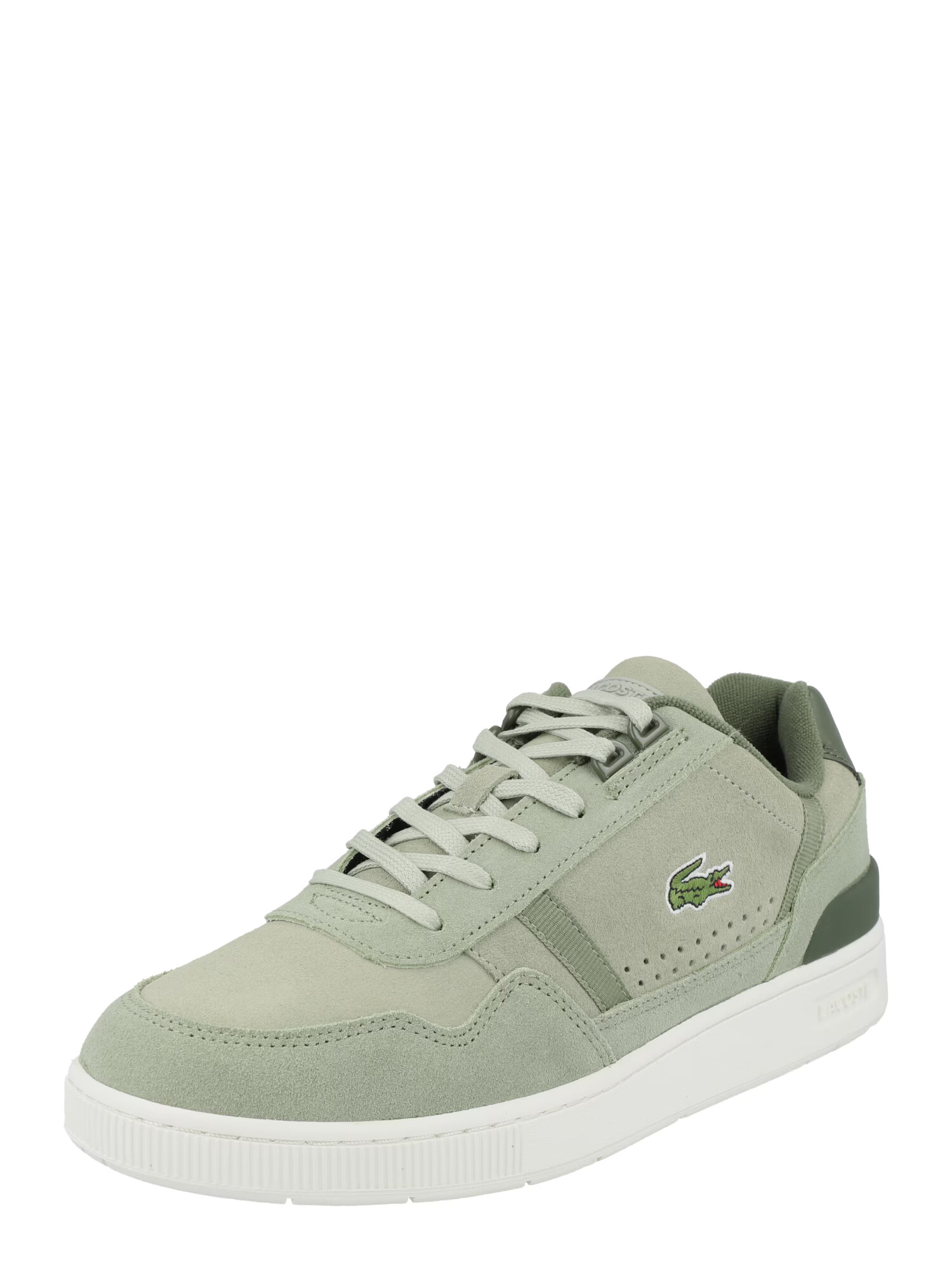 LACOSTE Sneaker low kaki / verde închis / alb - Pled.ro